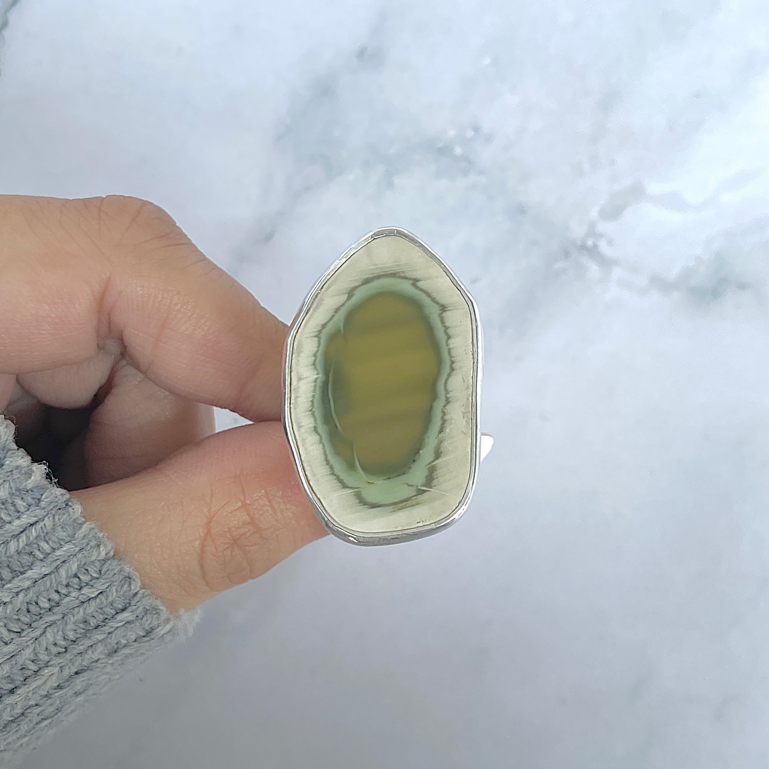 Imperial Jasper Adjustable Ring-(IPJ-R-25.)