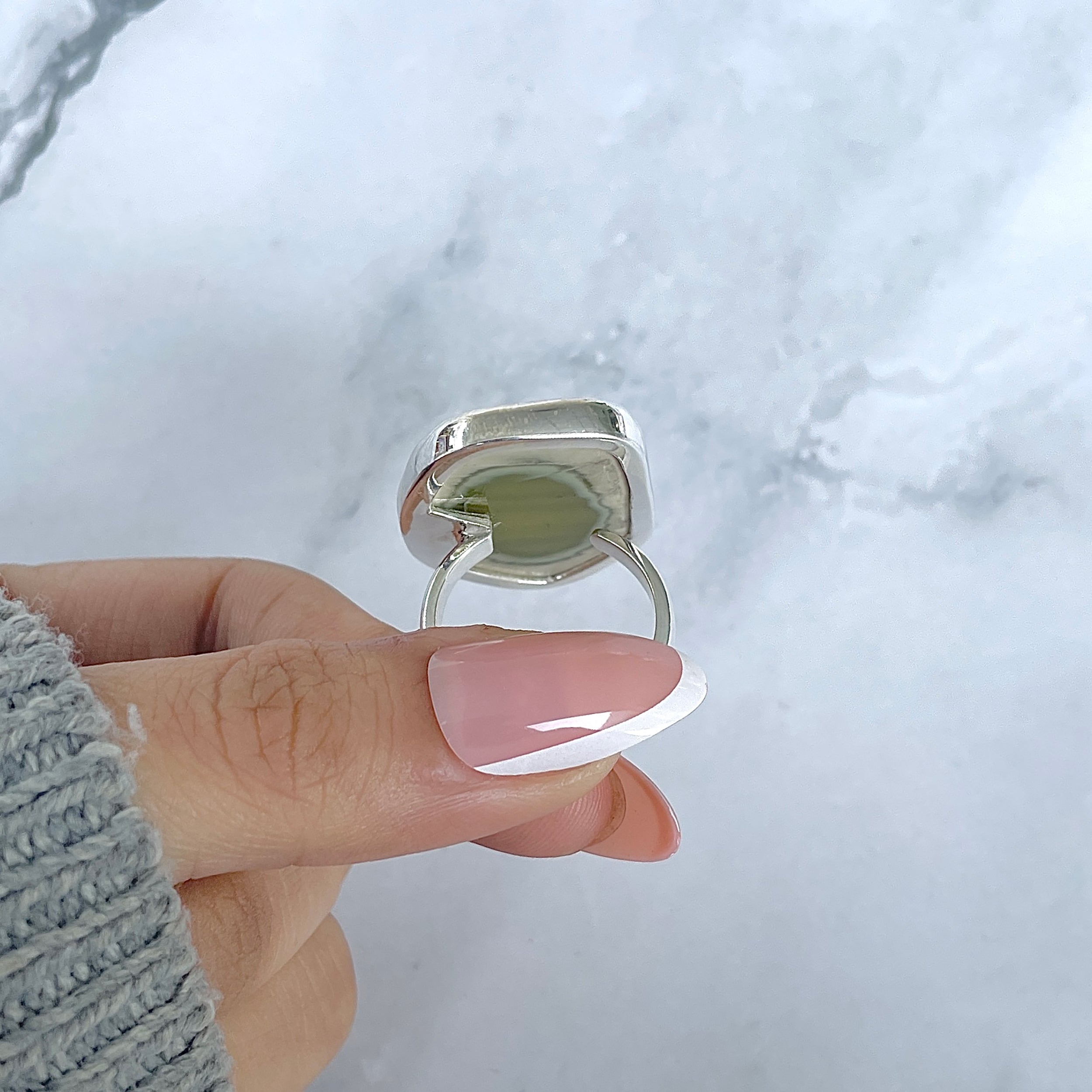Imperial Jasper Adjustable Ring-(IPJ-R-25.)