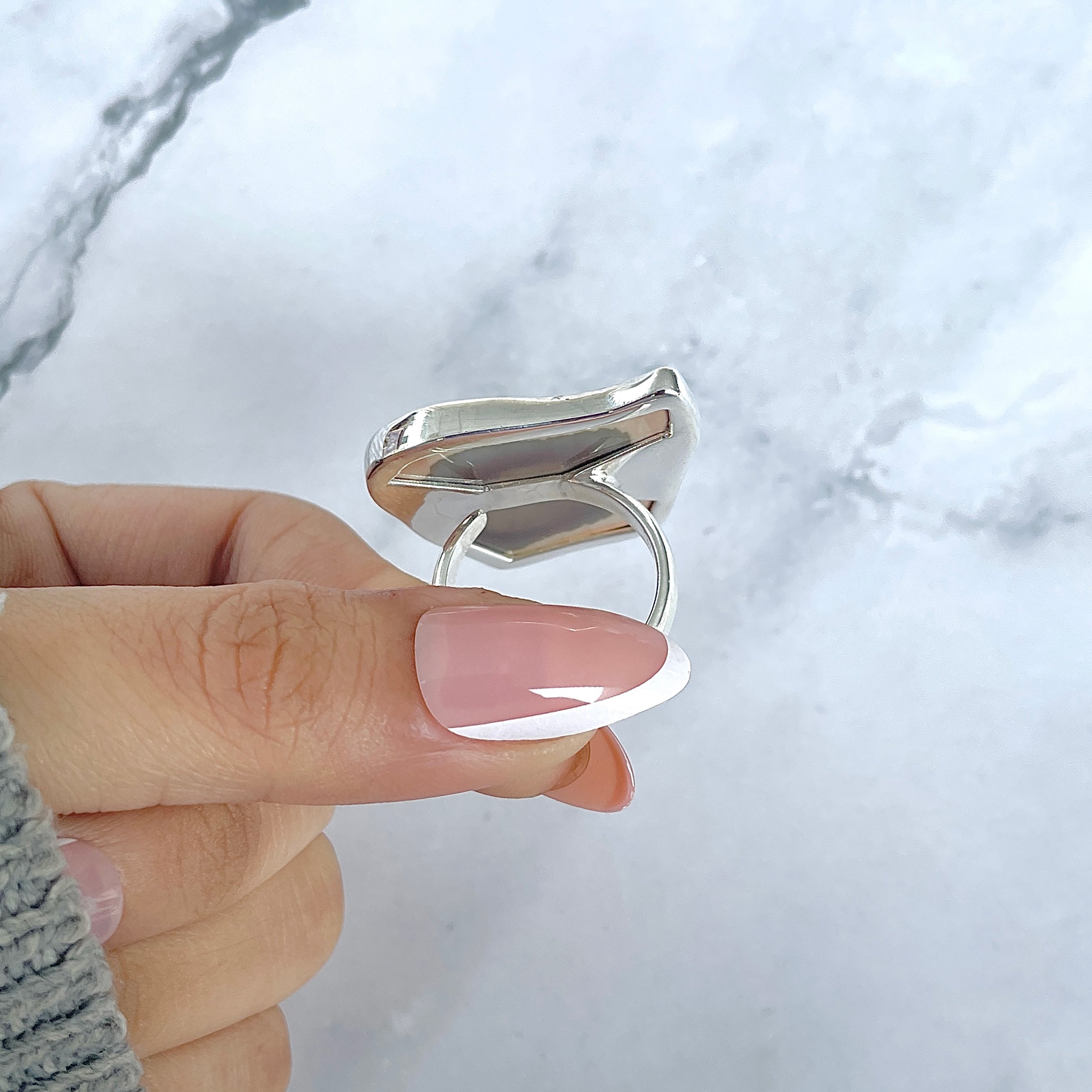 Imperial Jasper Adjustable Ring-(IPJ-R-26.)