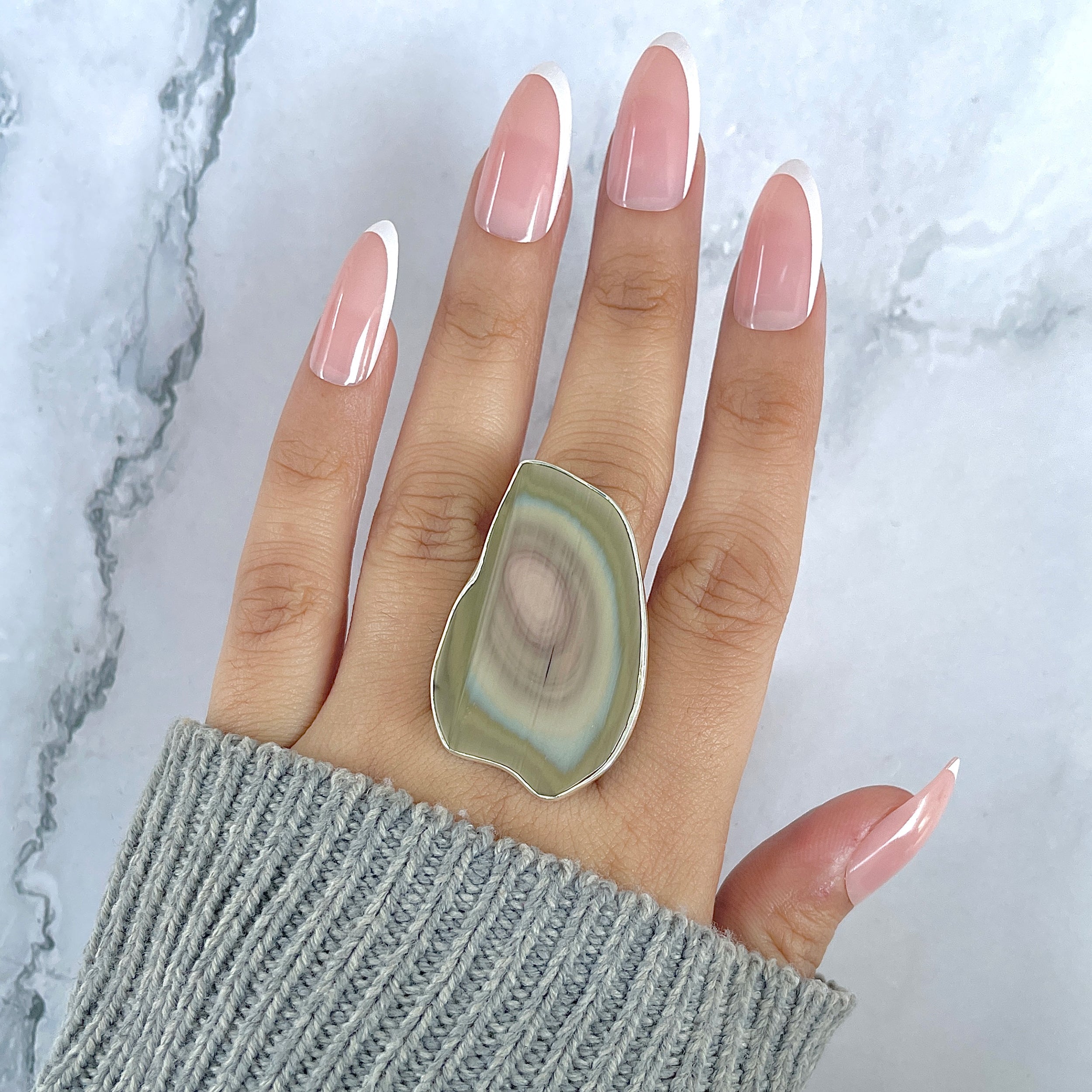 Imperial Jasper Adjustable Ring-(IPJ-R-27.)