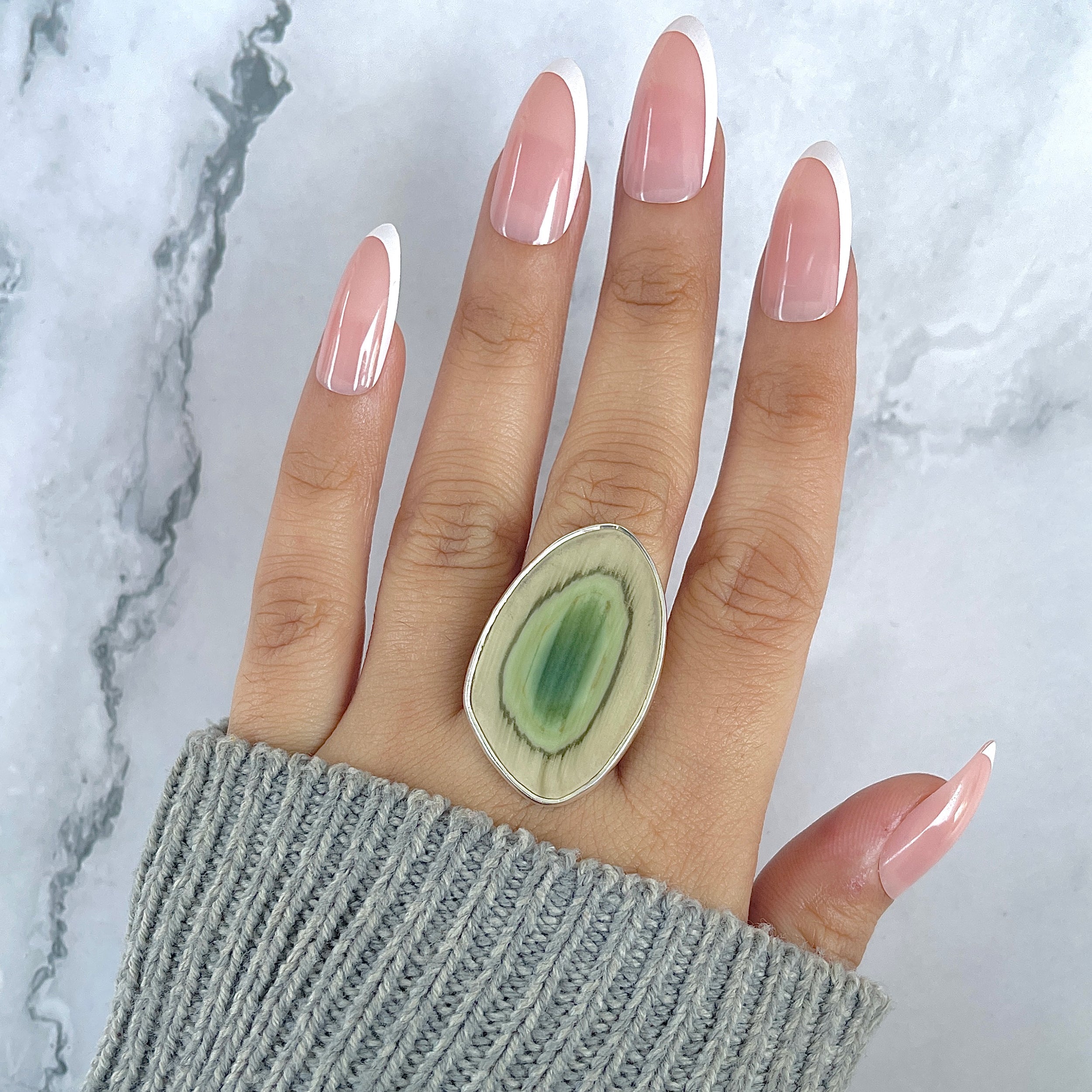 Imperial Jasper Adjustable Ring-(IPJ-R-28.)