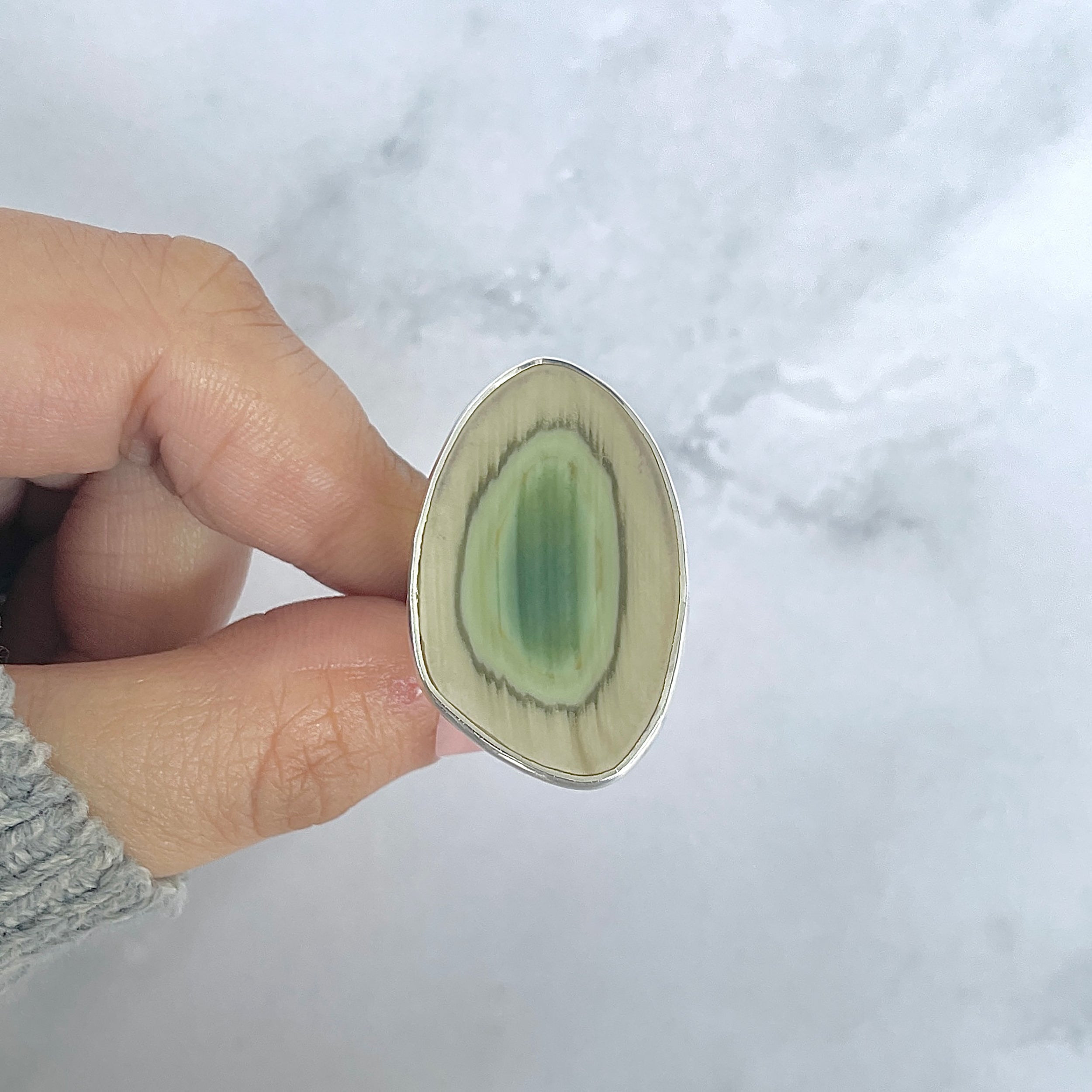 Imperial Jasper Adjustable Ring-(IPJ-R-28.)