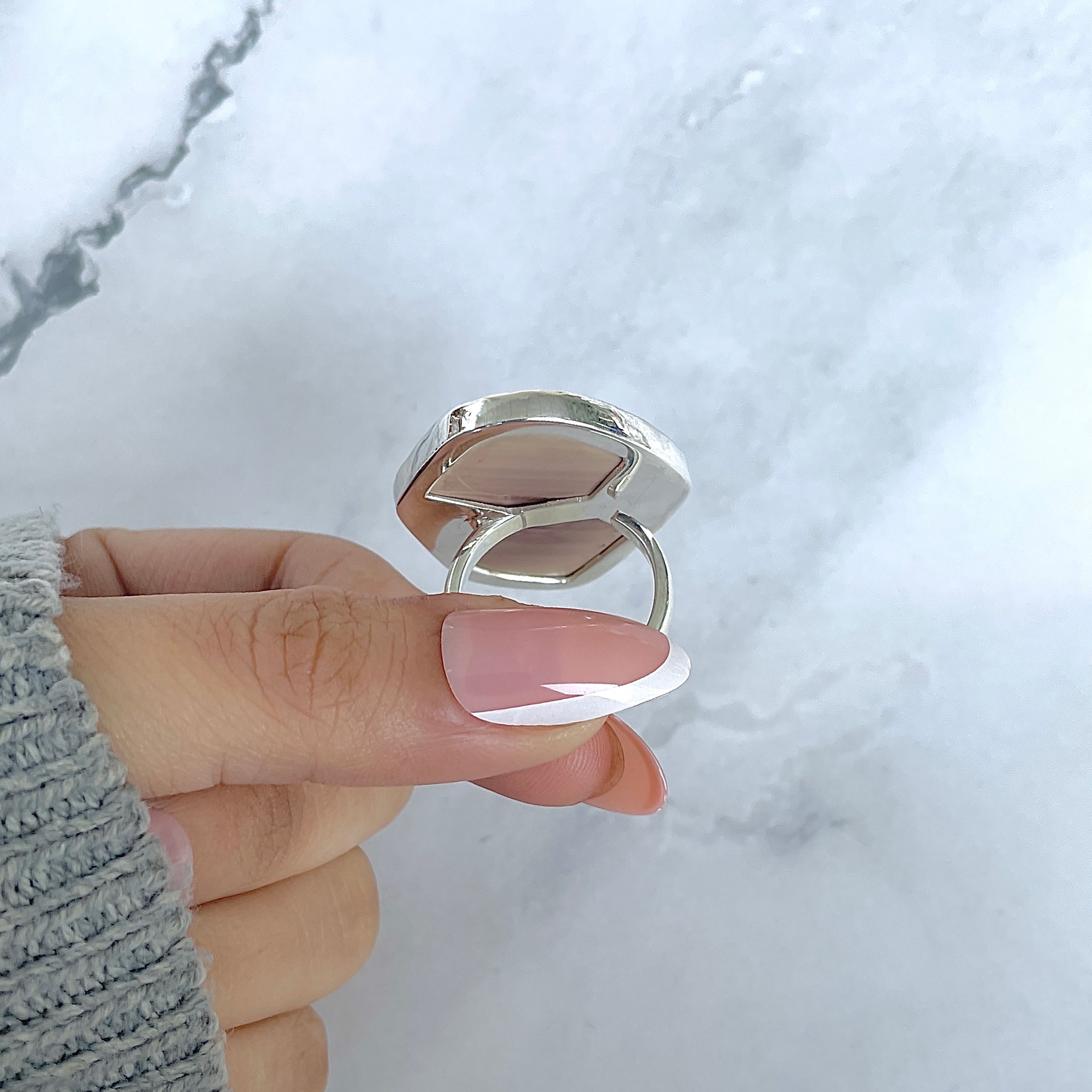 Imperial Jasper Adjustable Ring-(IPJ-R-29.)