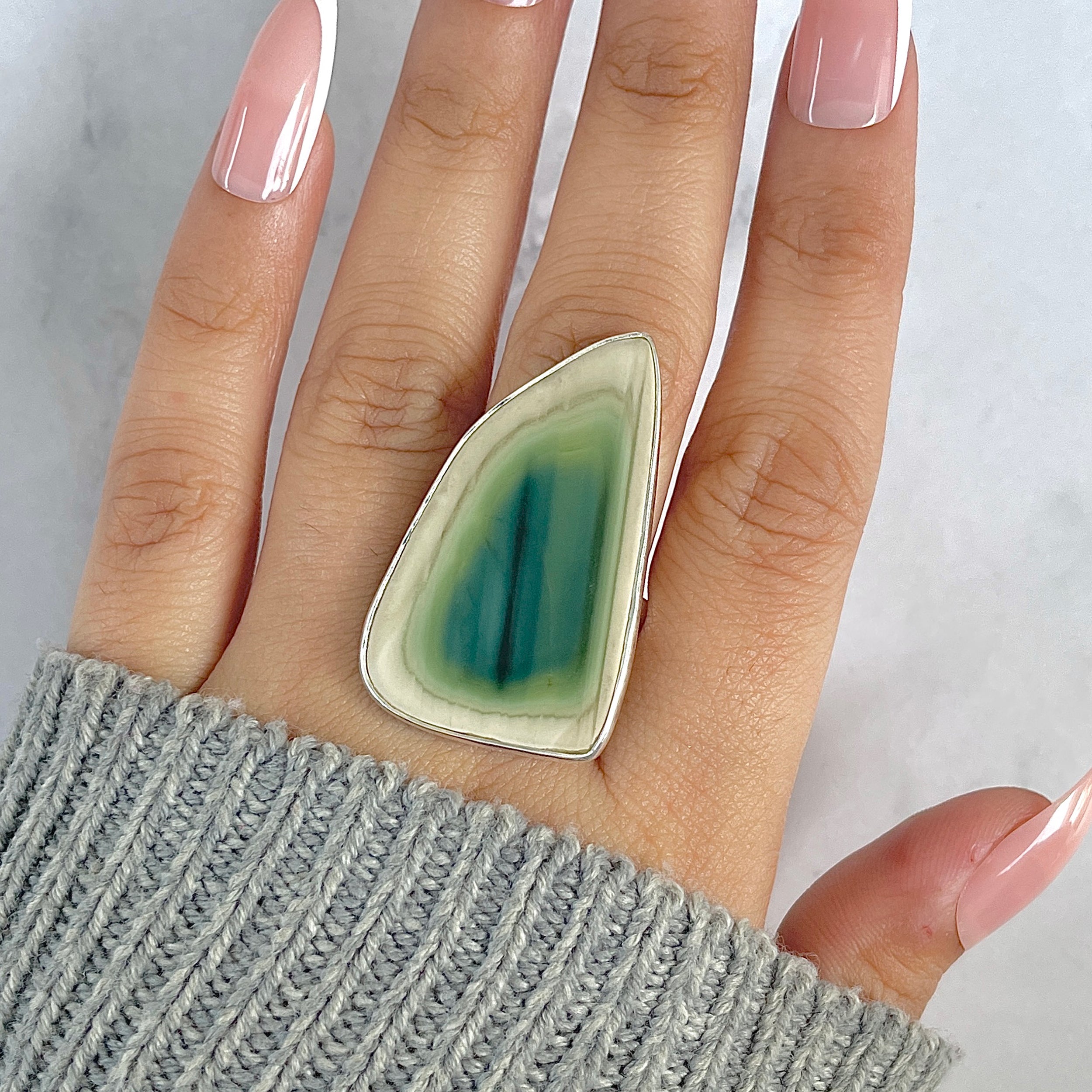 Imperial Jasper Adjustable Ring-(IPJ-R-3.)
