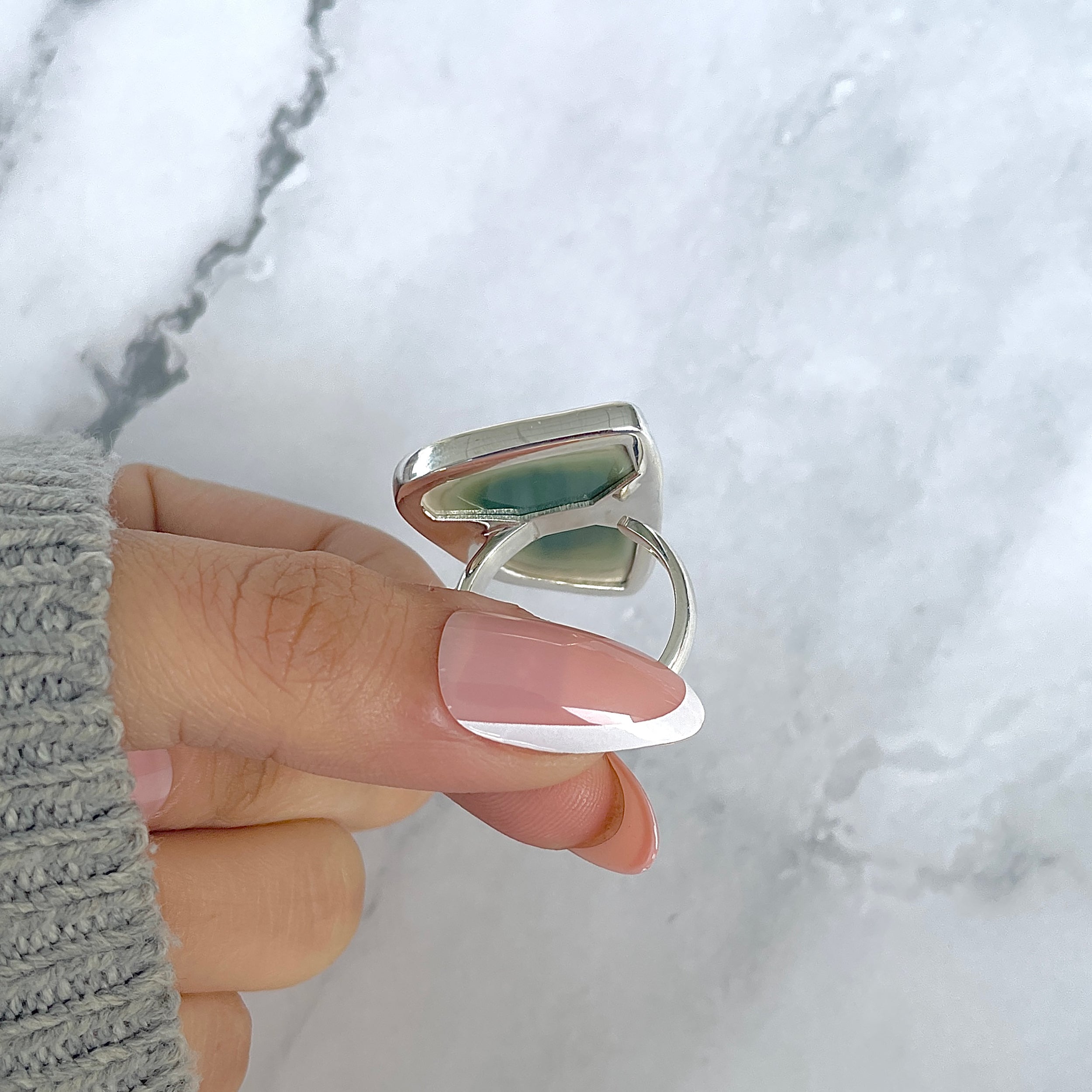 Imperial Jasper Adjustable Ring-(IPJ-R-3.)