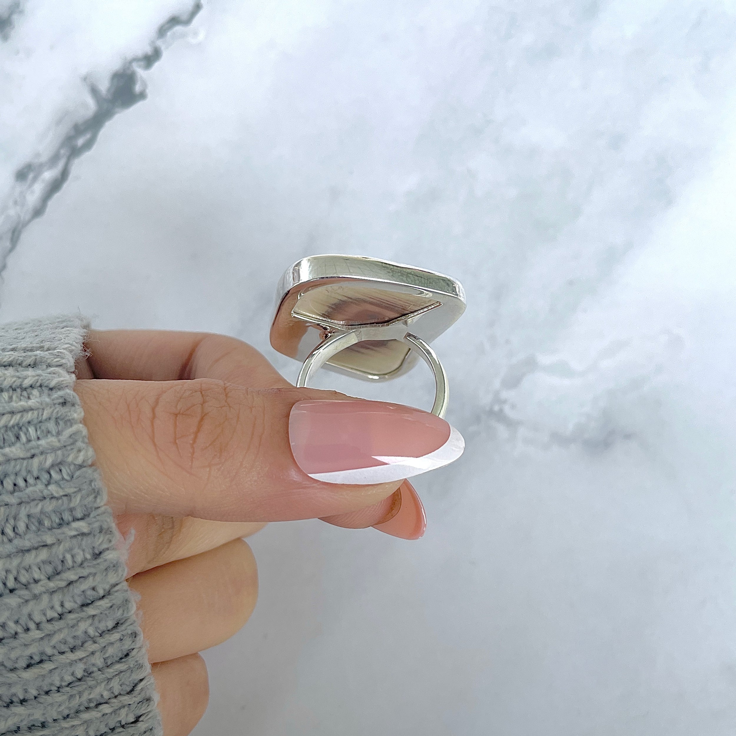 Imperial Jasper Adjustable Ring-(IPJ-R-30.)