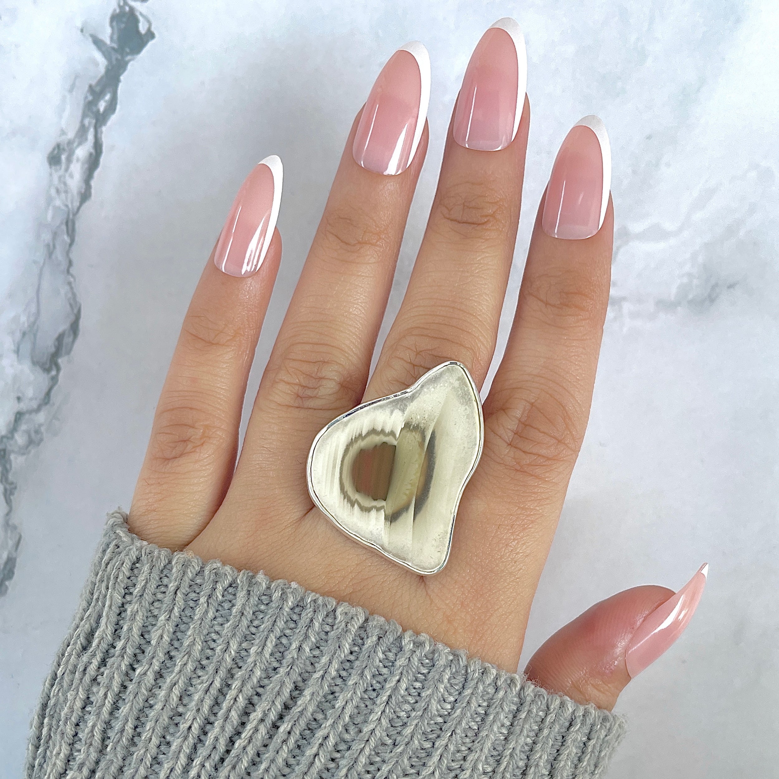 Imperial Jasper Adjustable Ring-(IPJ-R-31.)