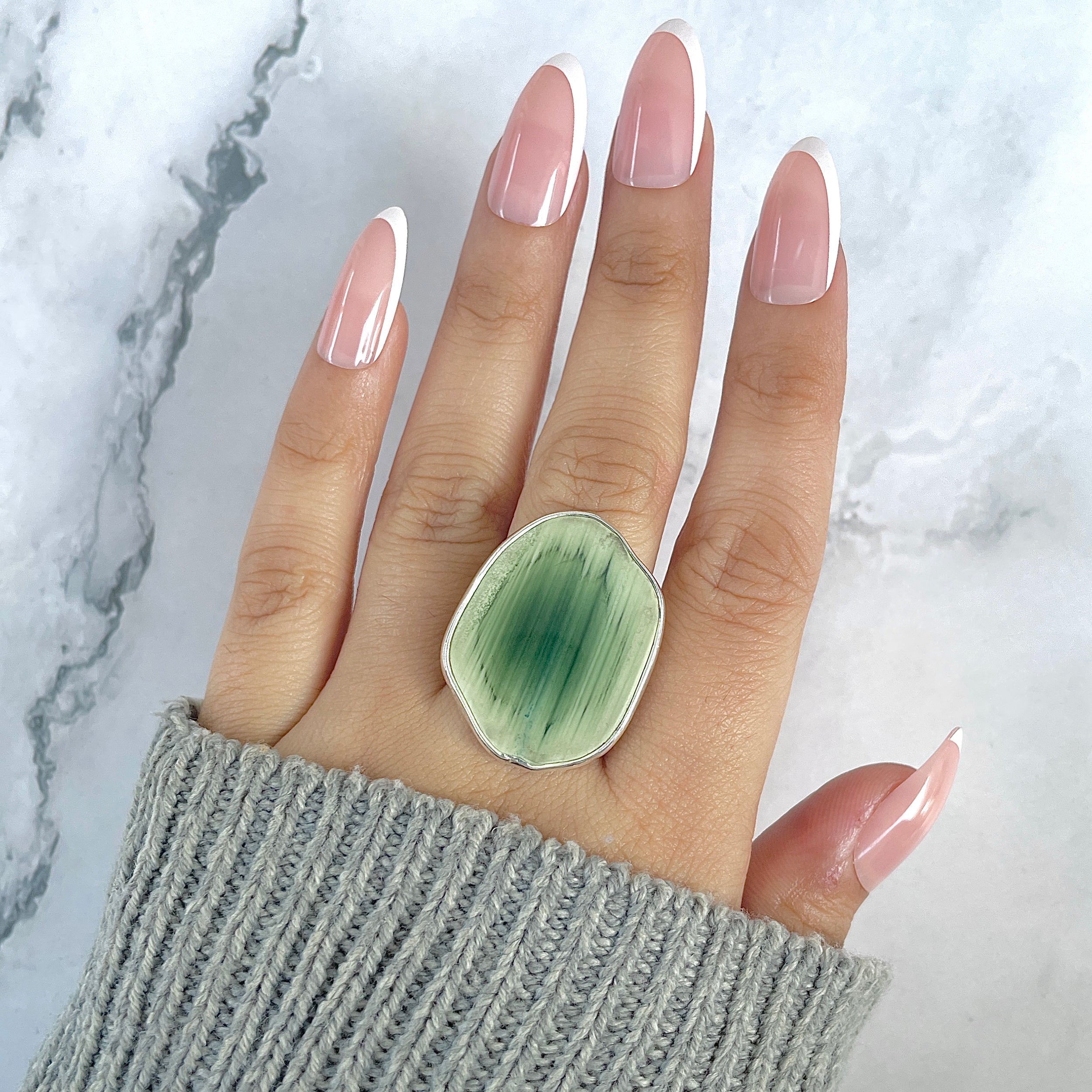 Imperial Jasper Adjustable Ring-(IPJ-R-32.)