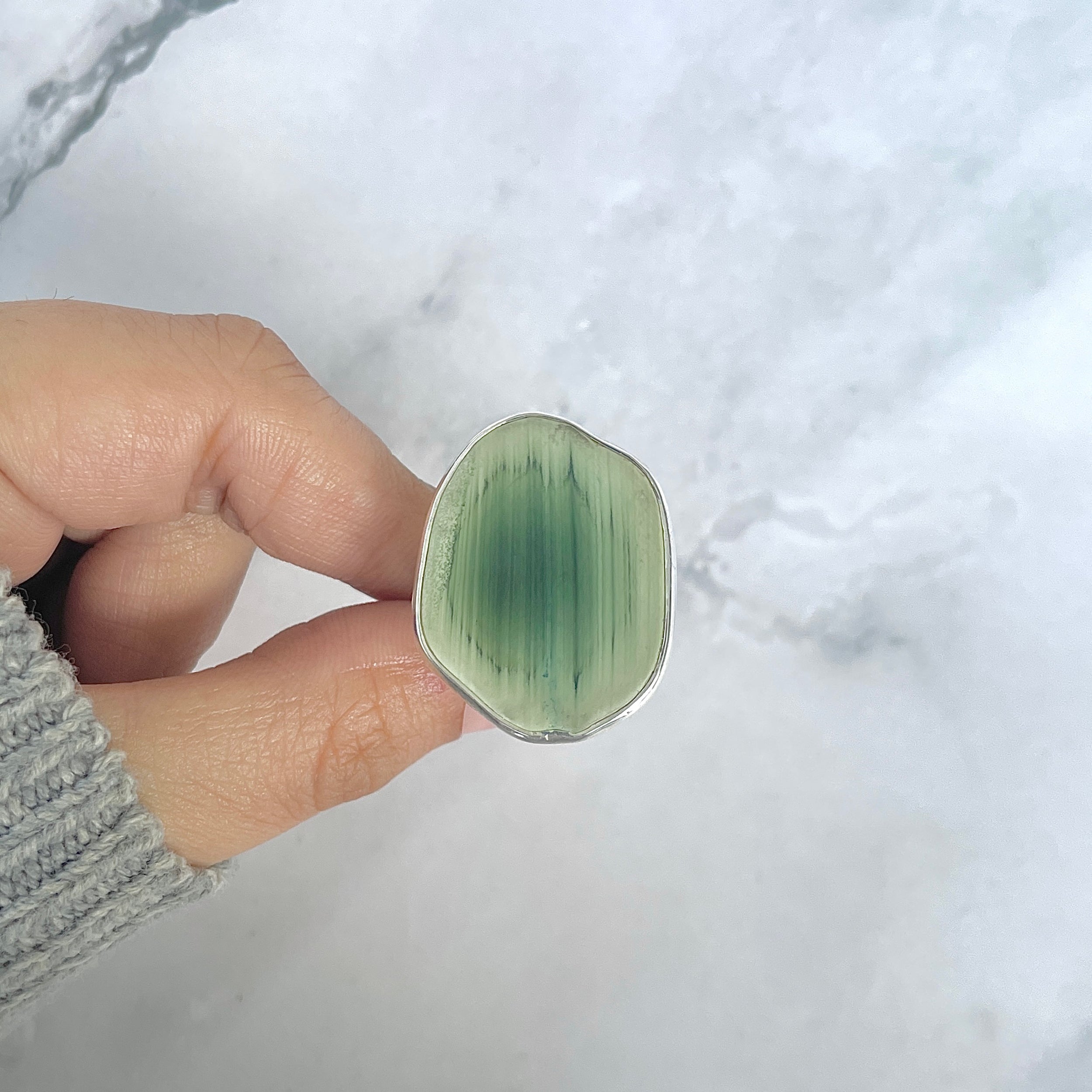 Imperial Jasper Adjustable Ring-(IPJ-R-32.)