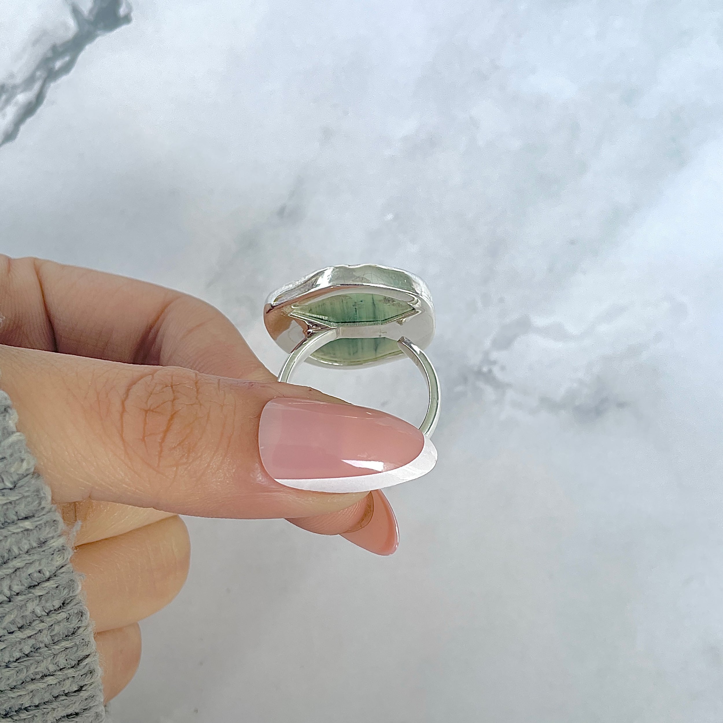 Imperial Jasper Adjustable Ring-(IPJ-R-32.)