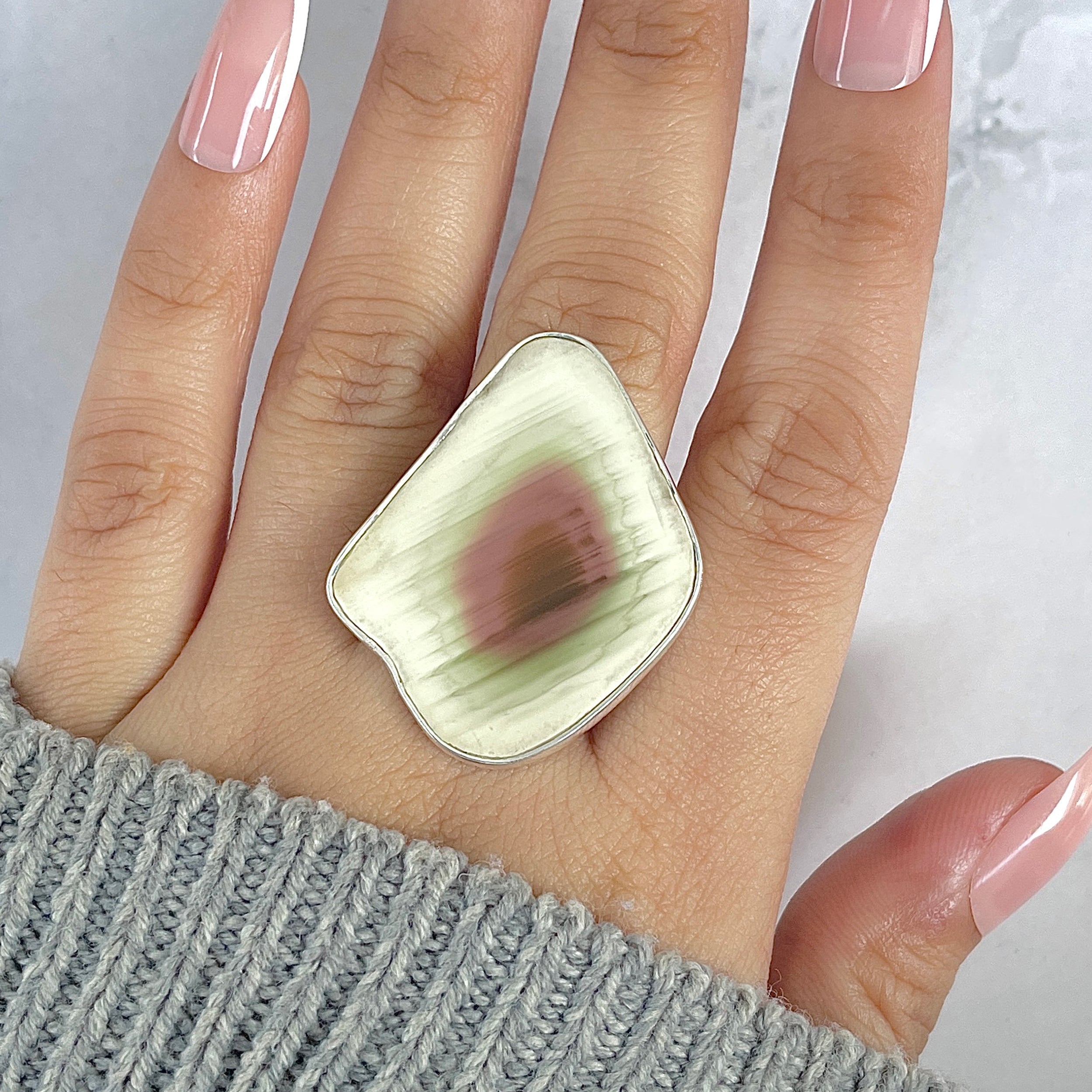 Imperial Jasper Adjustable Ring-(IPJ-R-33.)