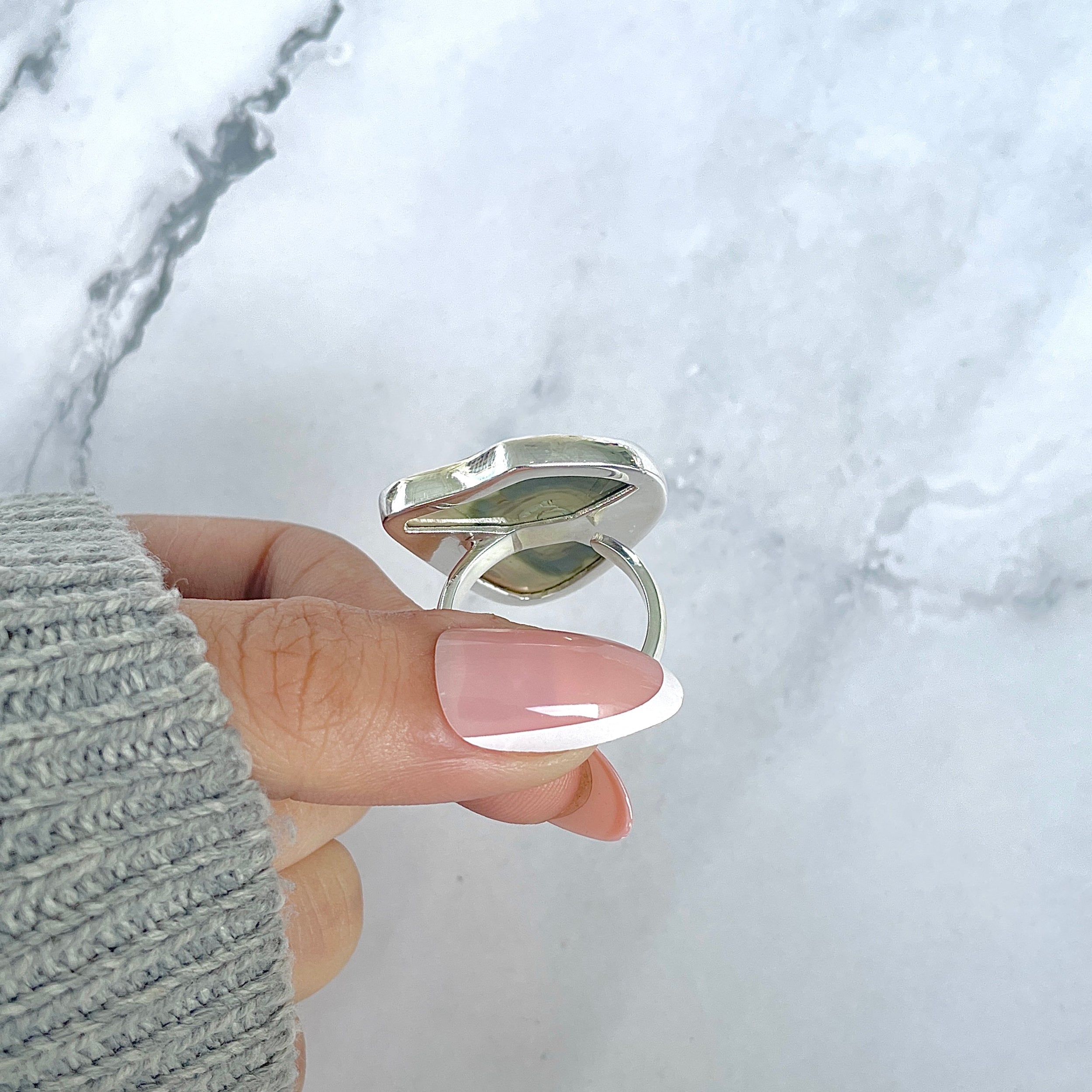 Imperial Jasper Adjustable Ring-(IPJ-R-34.)