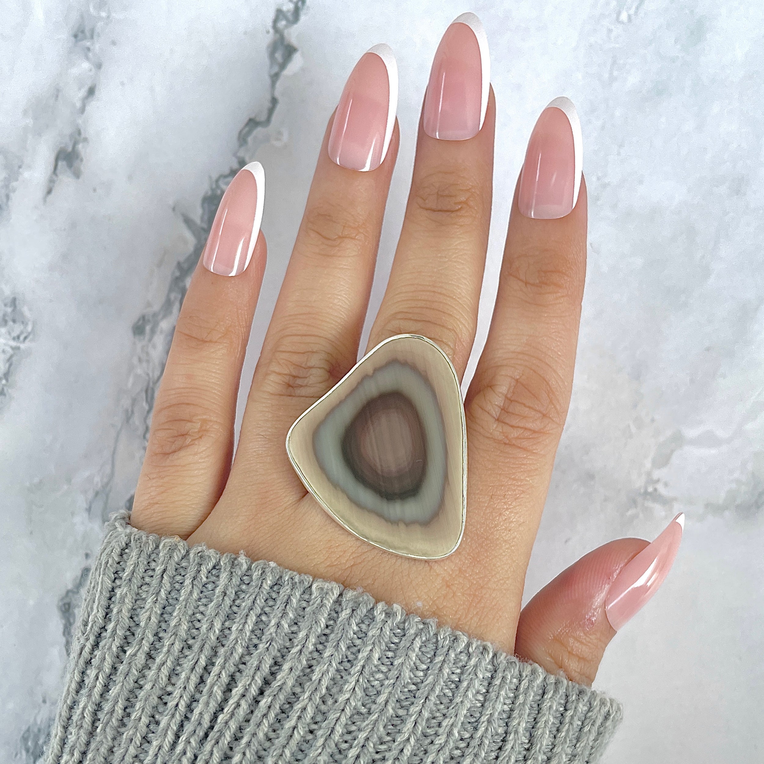 Imperial Jasper Adjustable Ring-(IPJ-R-35.)