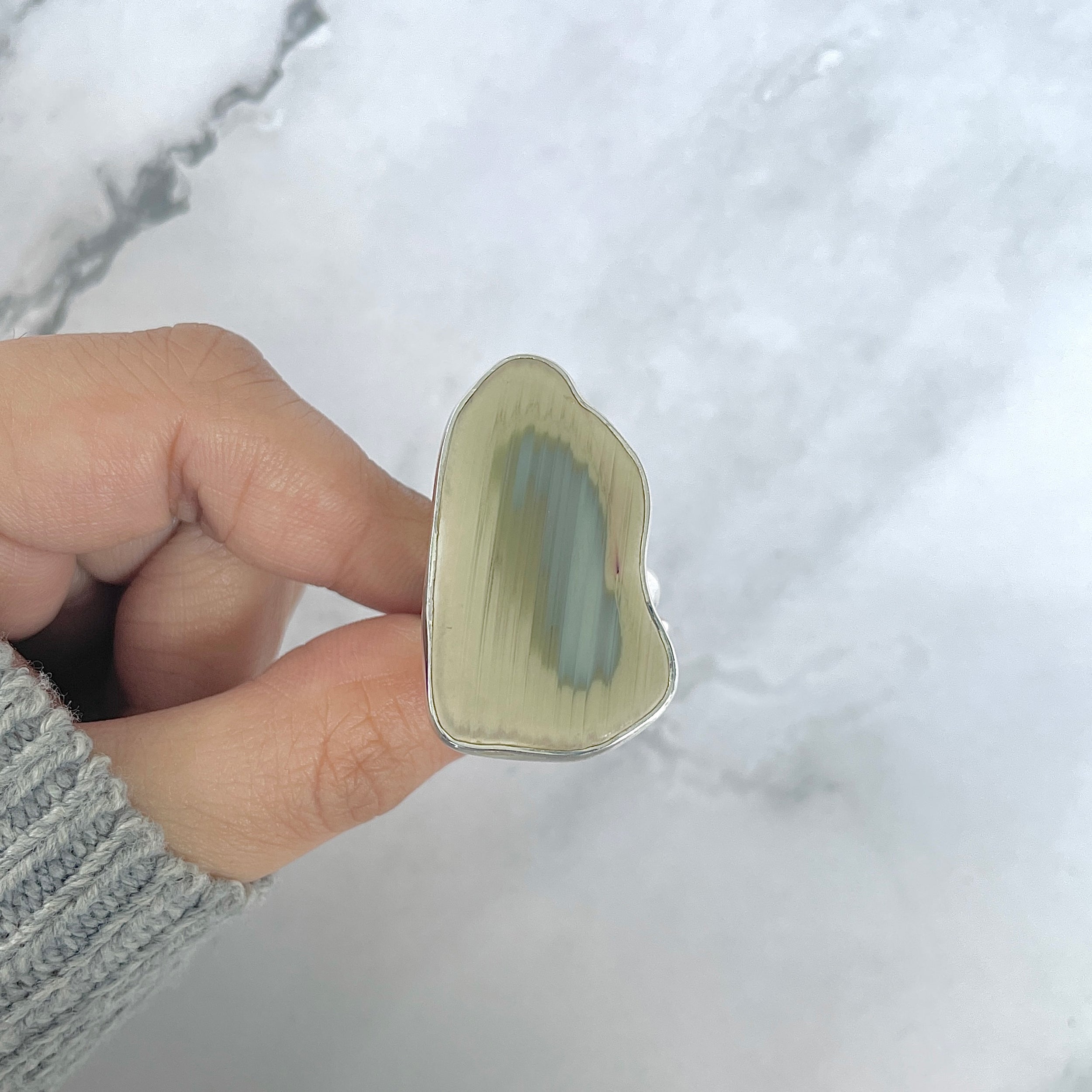 Imperial Jasper Adjustable Ring-(IPJ-R-36.)
