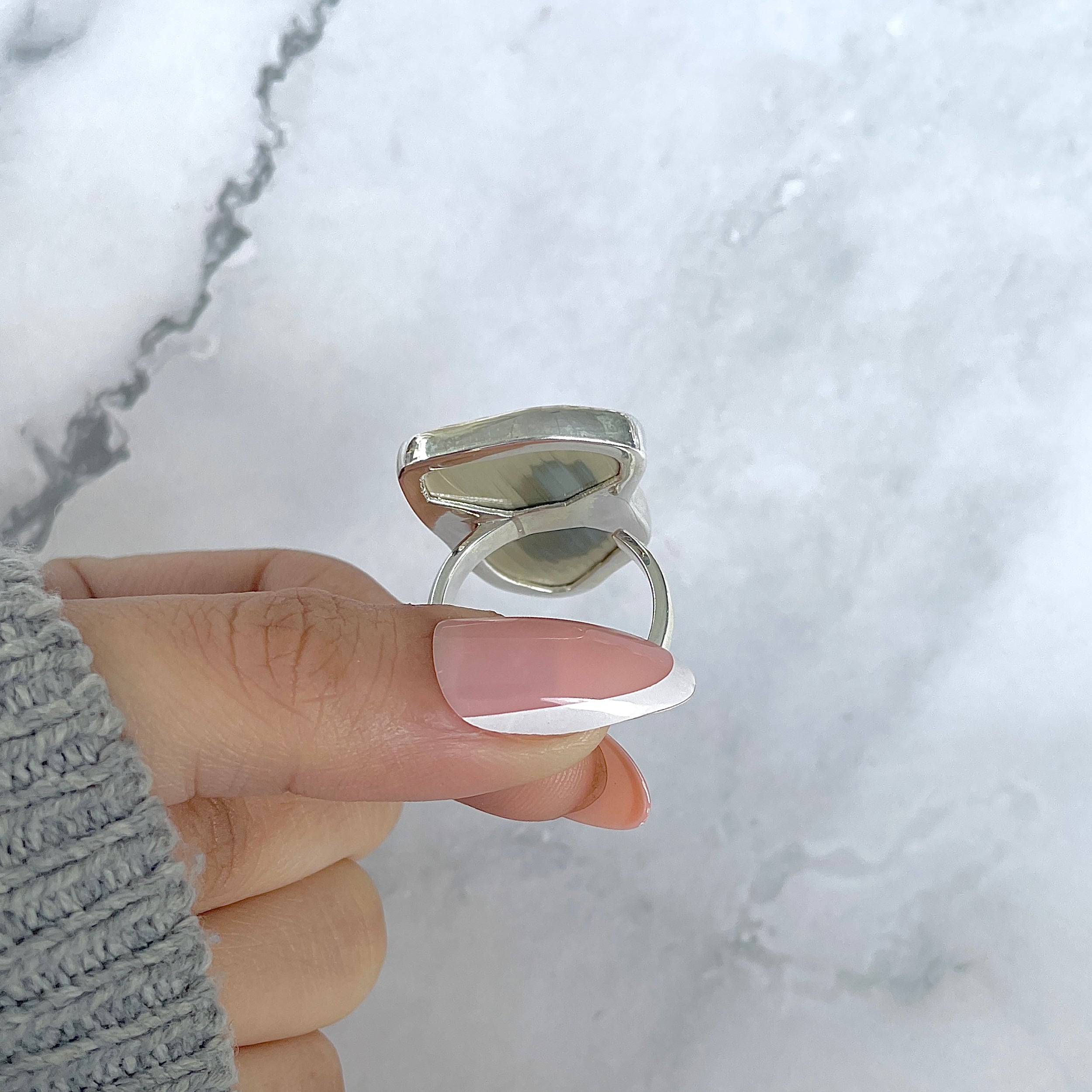 Imperial Jasper Adjustable Ring-(IPJ-R-36.)