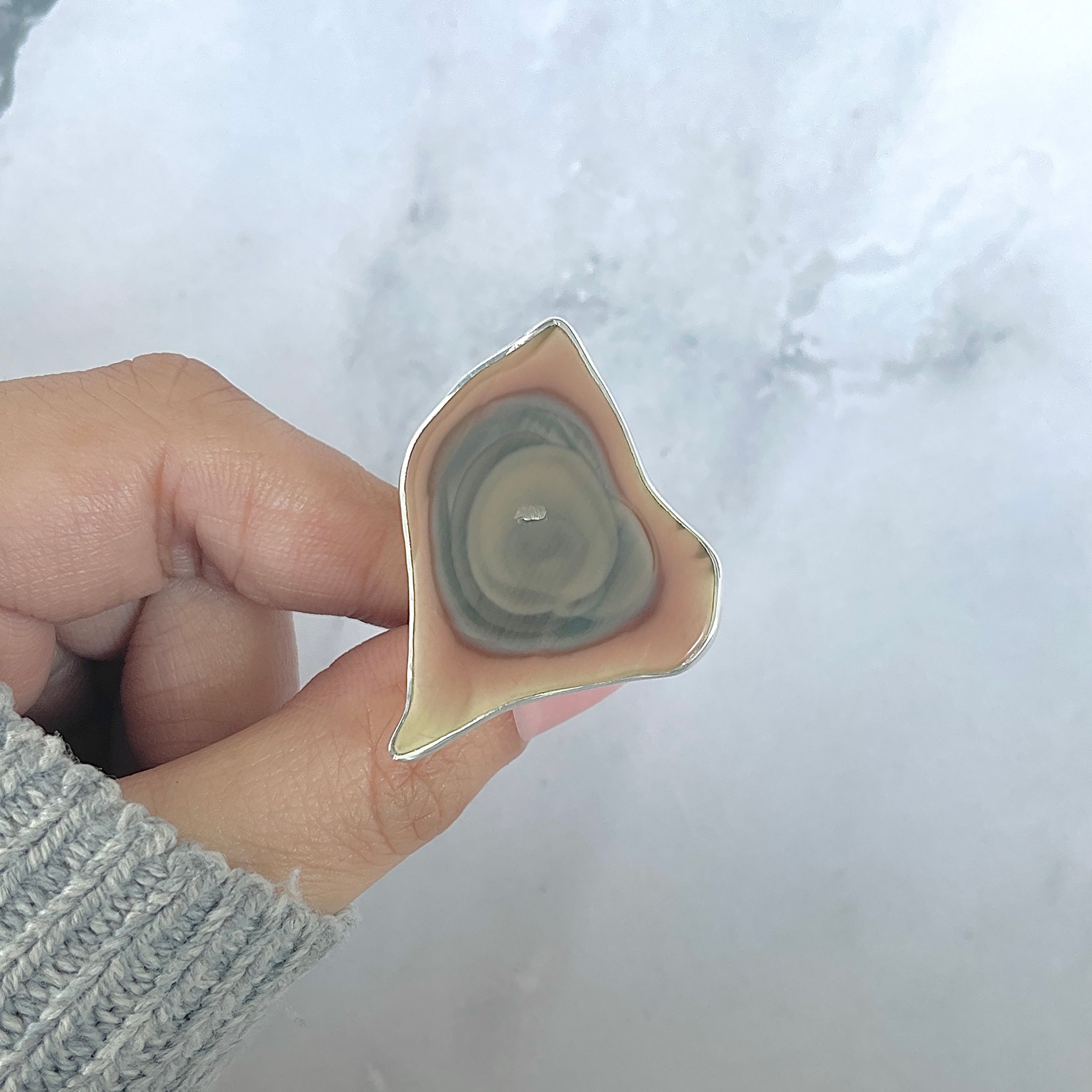 Imperial Jasper Adjustable Ring-(IPJ-R-37.)