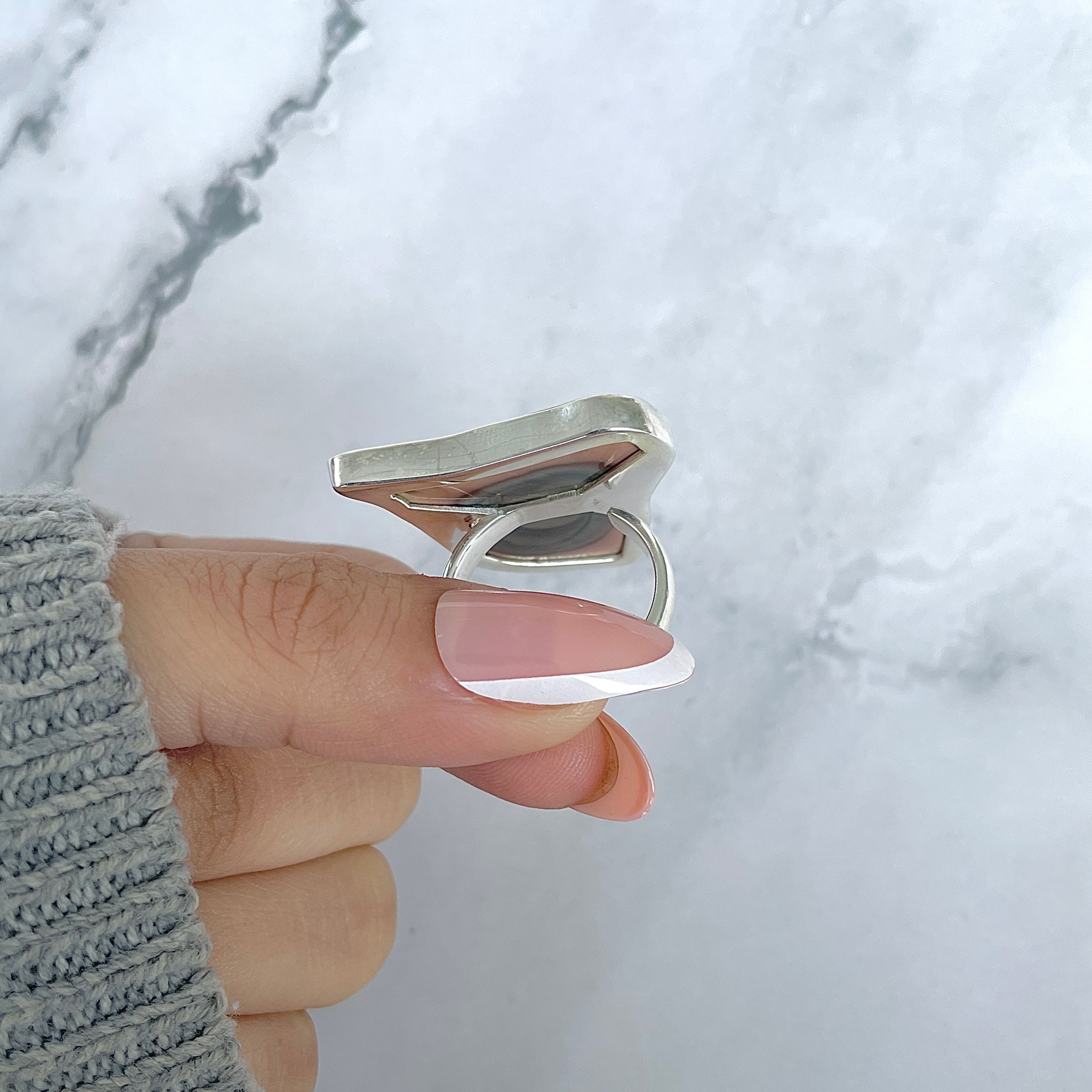 Imperial Jasper Adjustable Ring-(IPJ-R-37.)