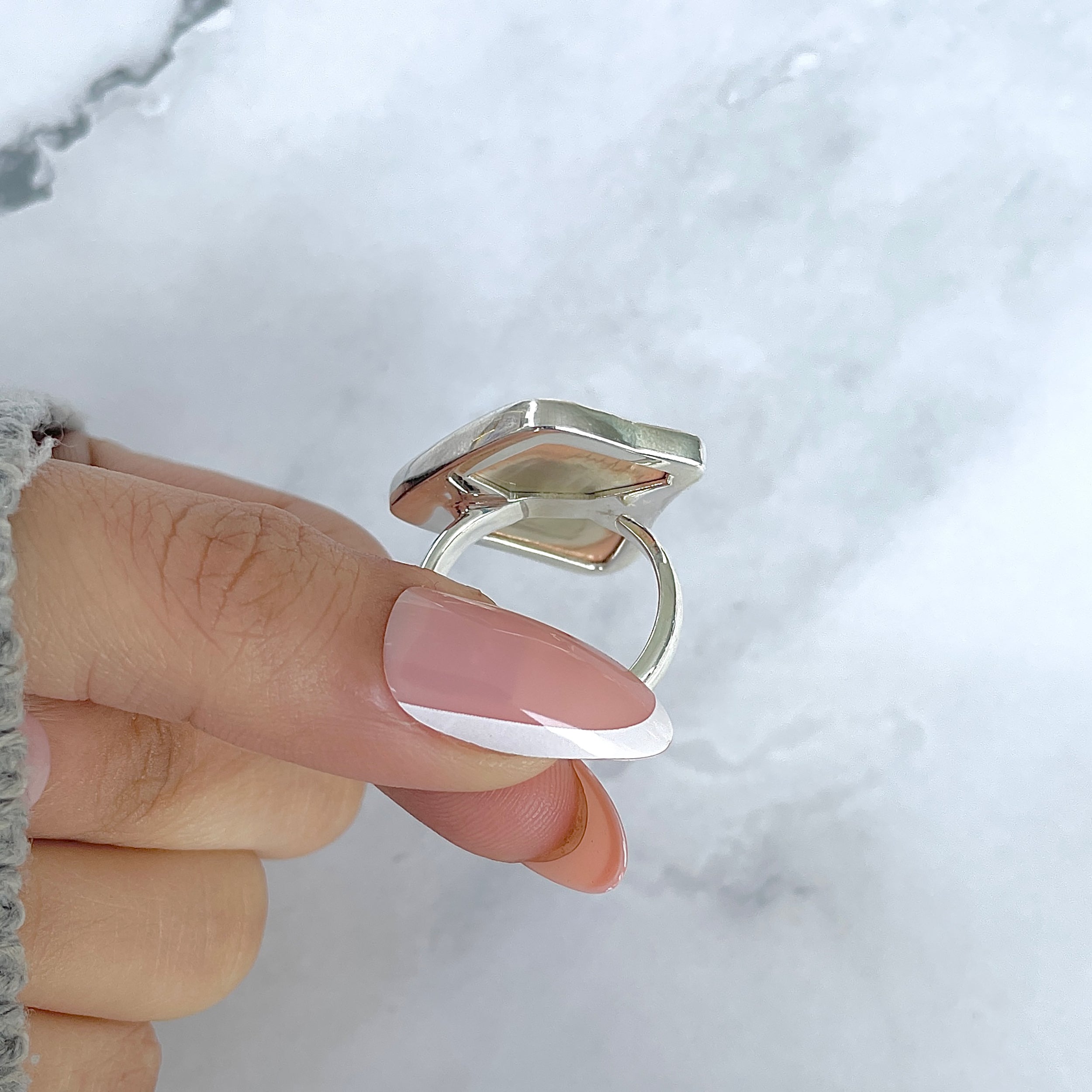 Imperial Jasper Adjustable Ring-(IPJ-R-38.)