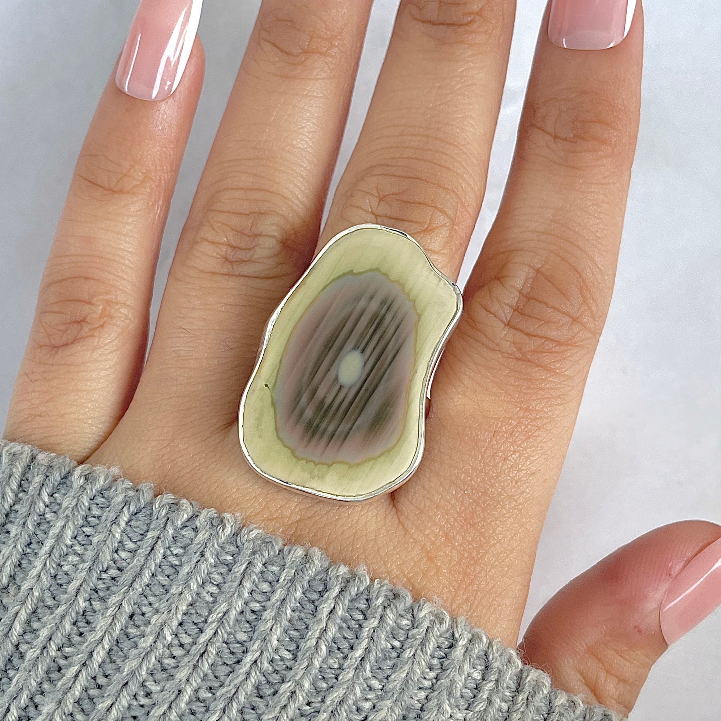Imperial Jasper Adjustable Ring-(IPJ-R-4.)