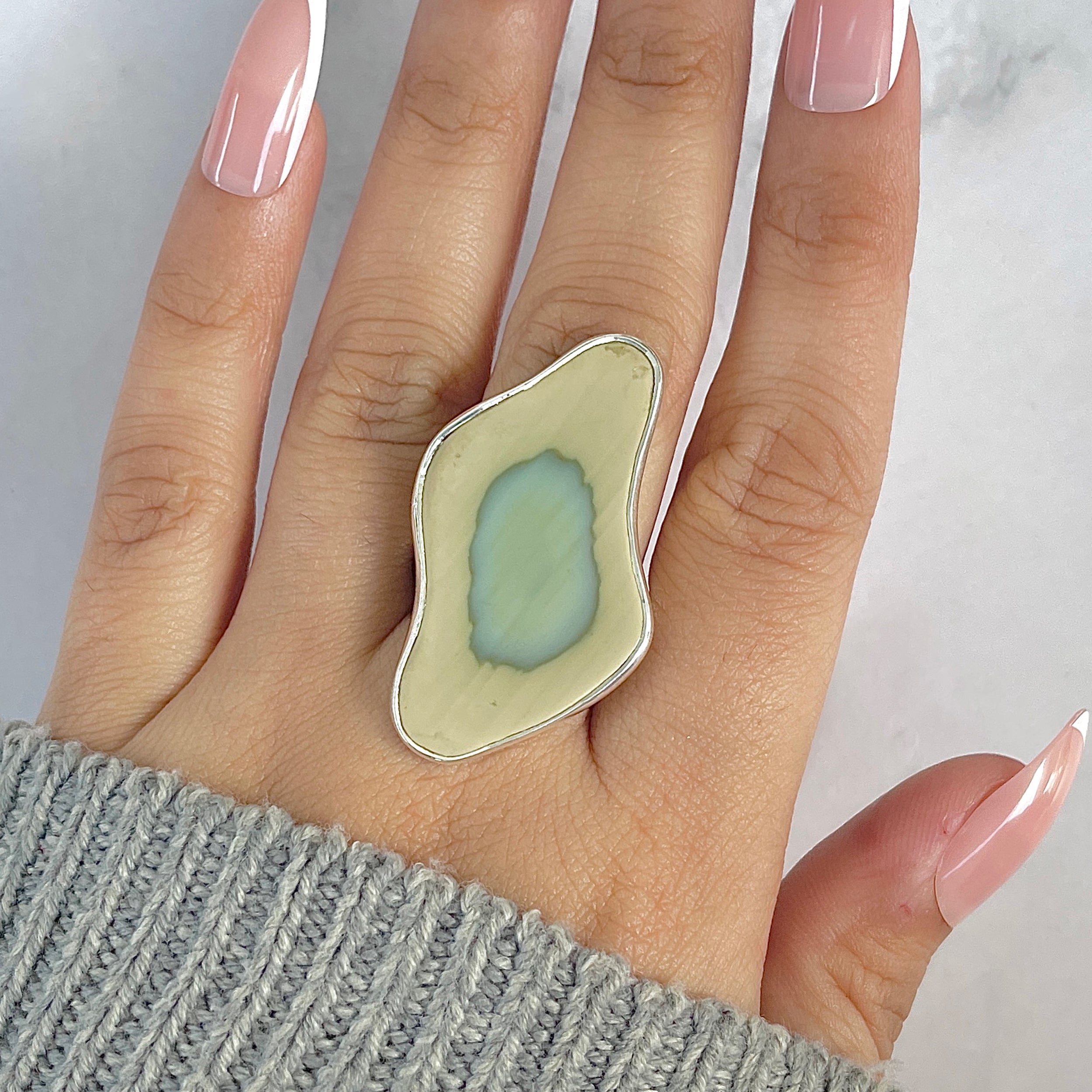 Imperial Jasper Adjustable Ring-(IPJ-R-5.)