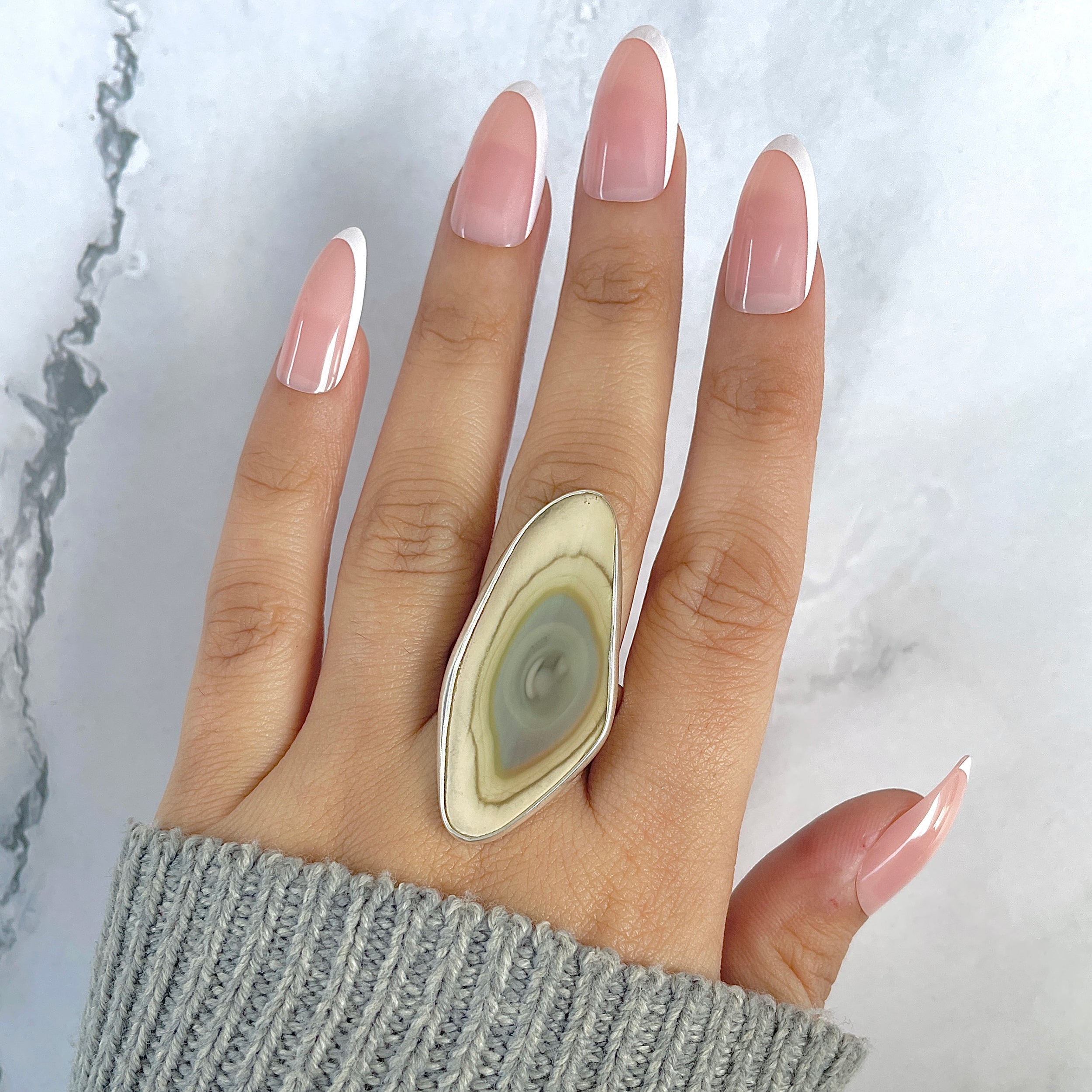 Imperial Jasper Adjustable Ring-(IPJ-R-6.)