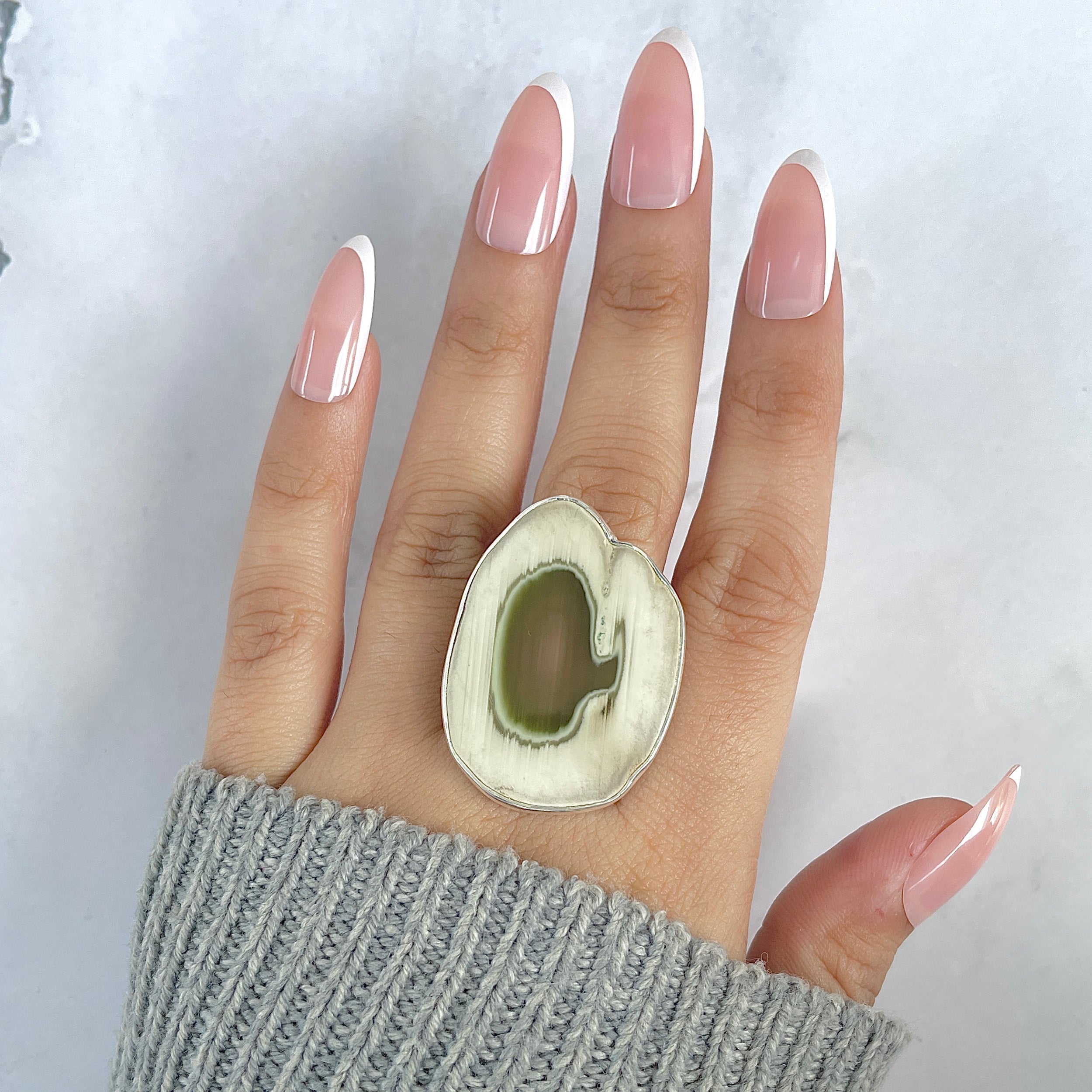 Imperial Jasper Adjustable Ring-(IPJ-R-7.)