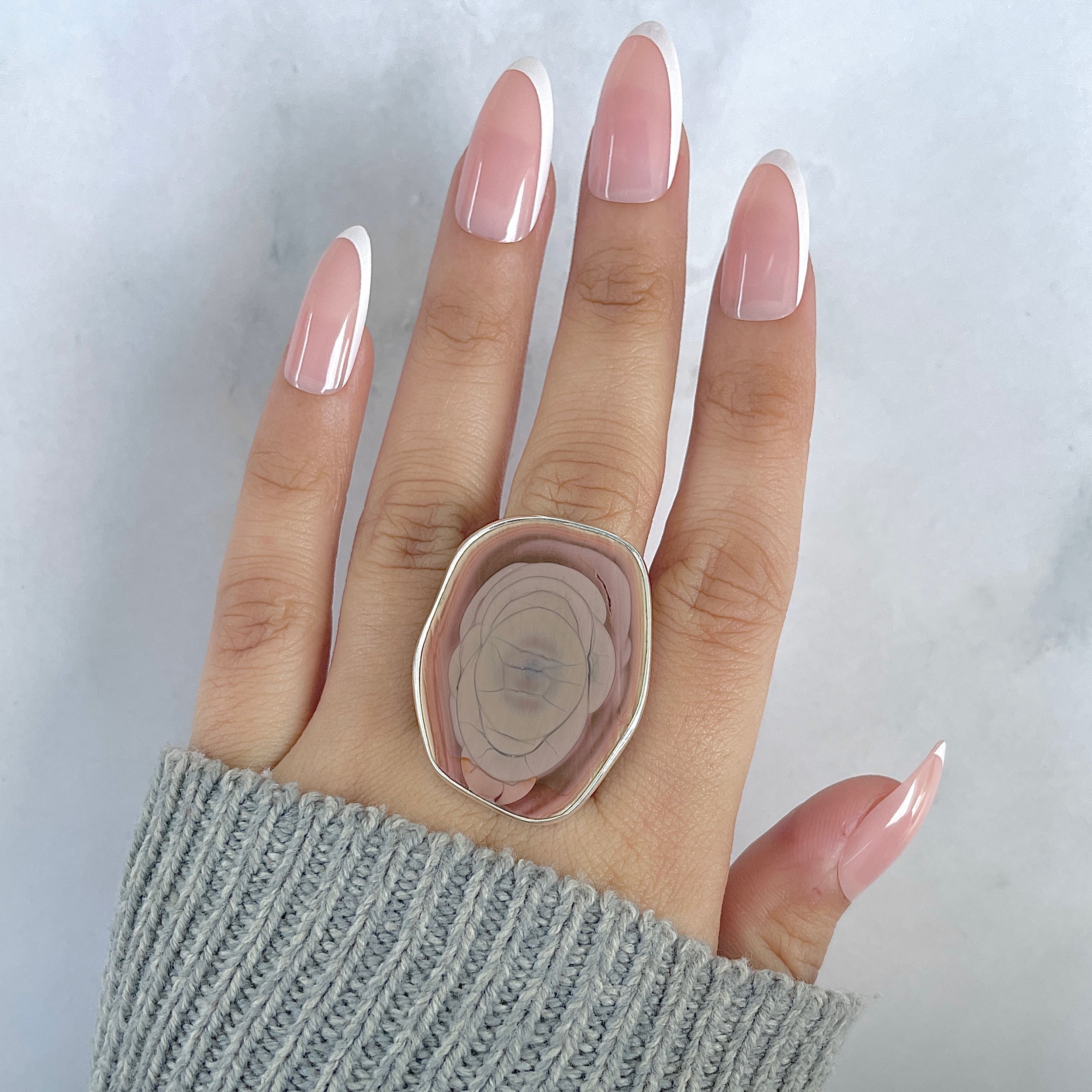 Imperial Jasper Adjustable Ring-(IPJ-R-8.)