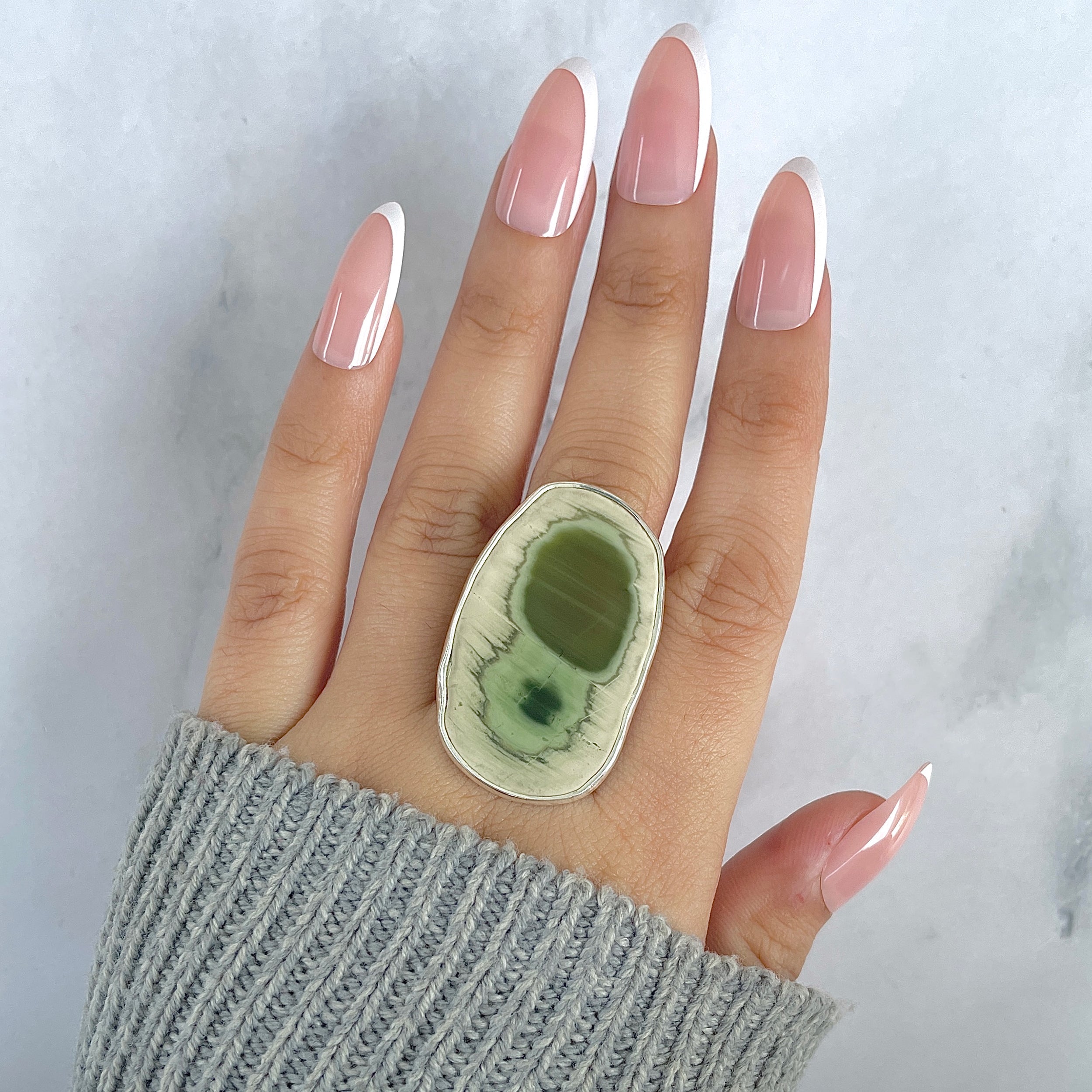 Imperial Jasper Adjustable Ring-(IPJ-R-9.)