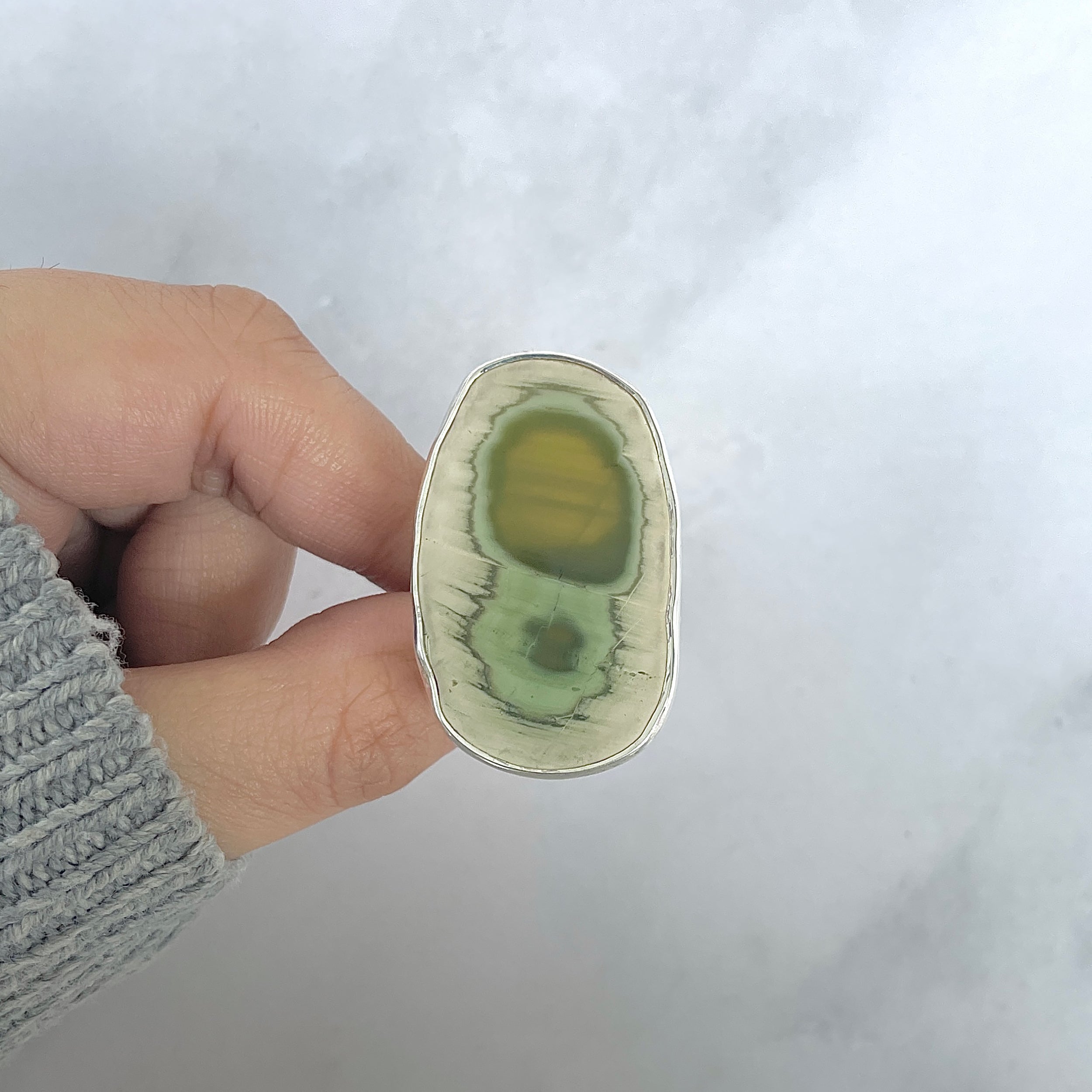 Imperial Jasper Adjustable Ring-(IPJ-R-9.)