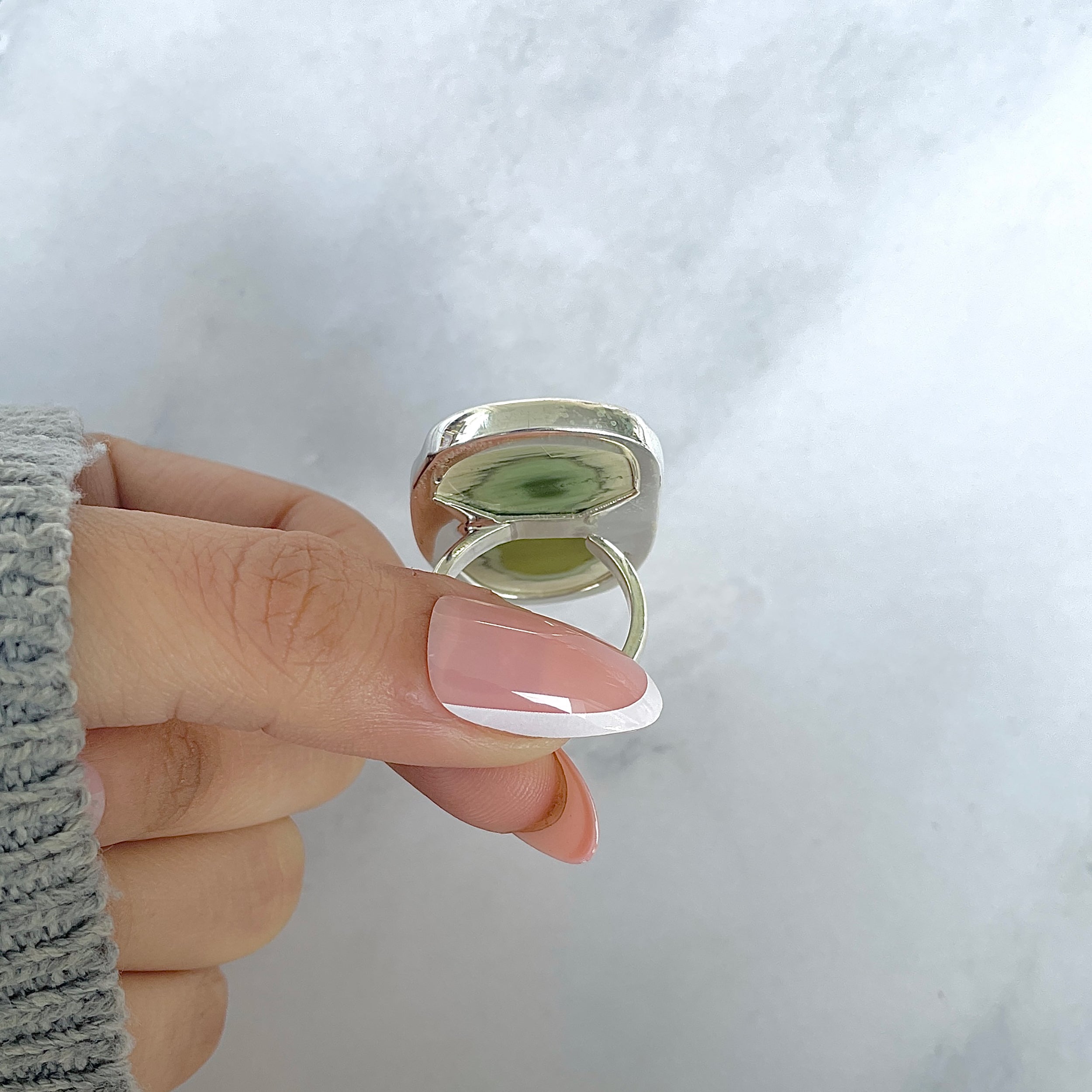 Imperial Jasper Adjustable Ring-(IPJ-R-9.)