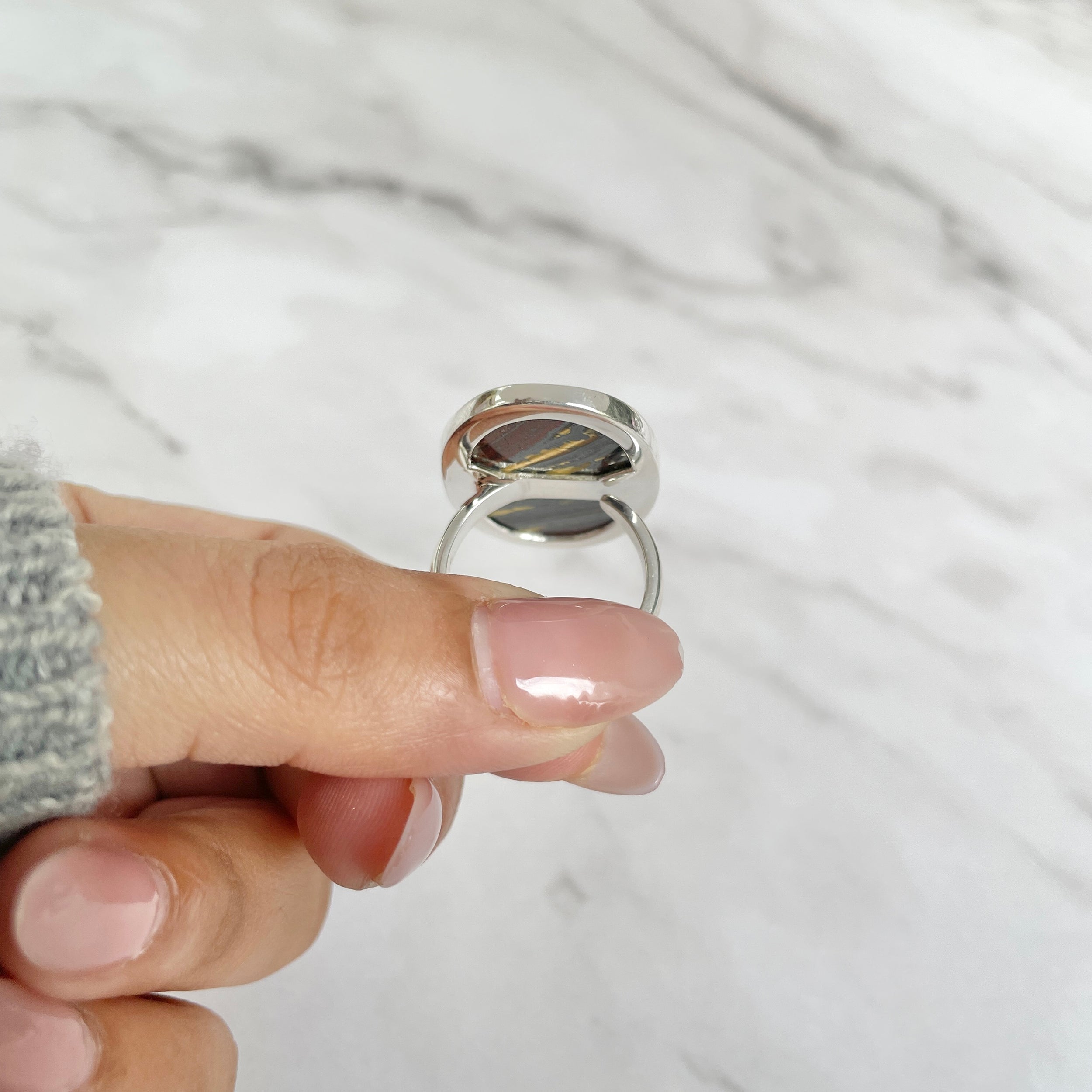 Iron Tiger Eye Ring-(ITE-R-1.)