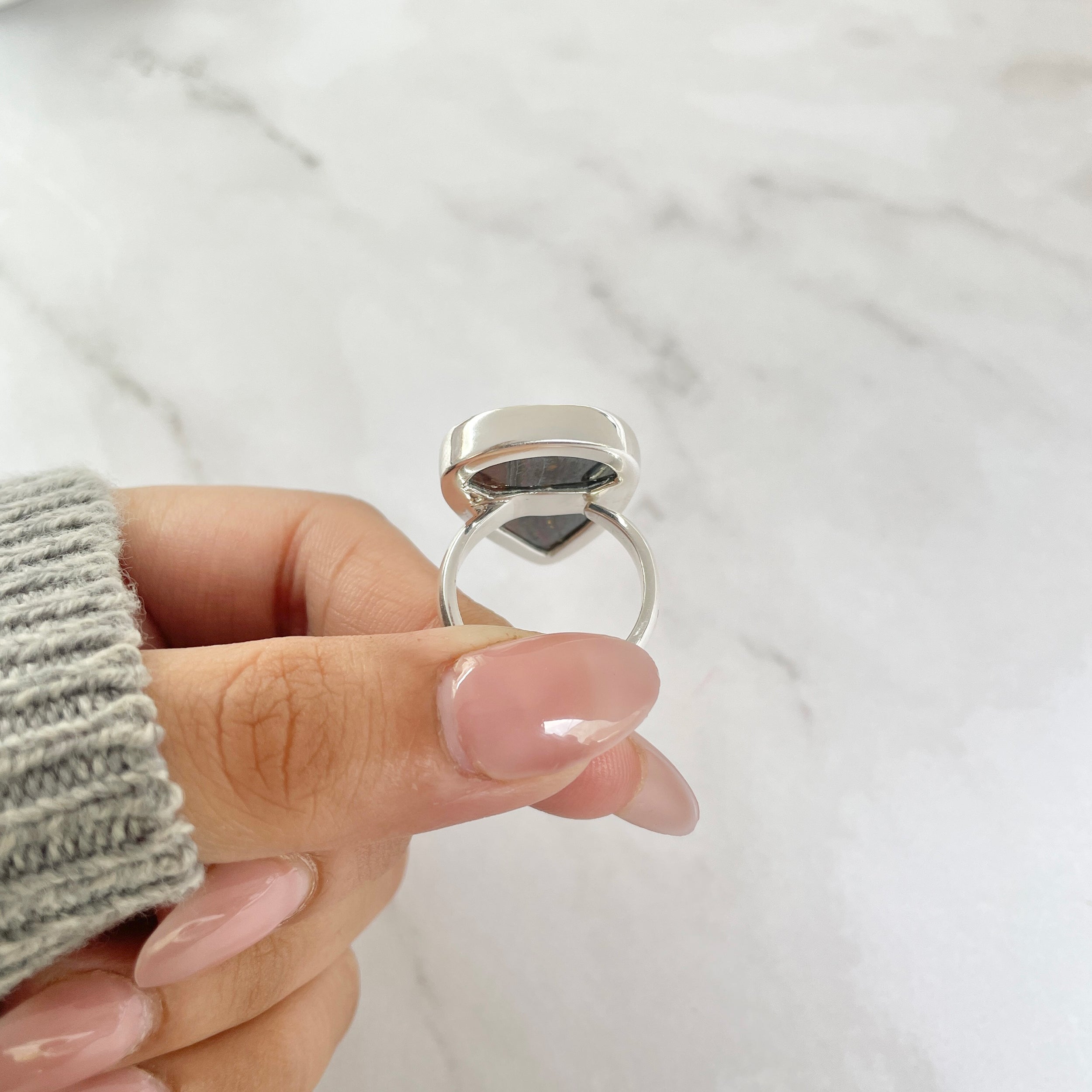 Iron Tiger Eye Ring-(ITE-R-10.)