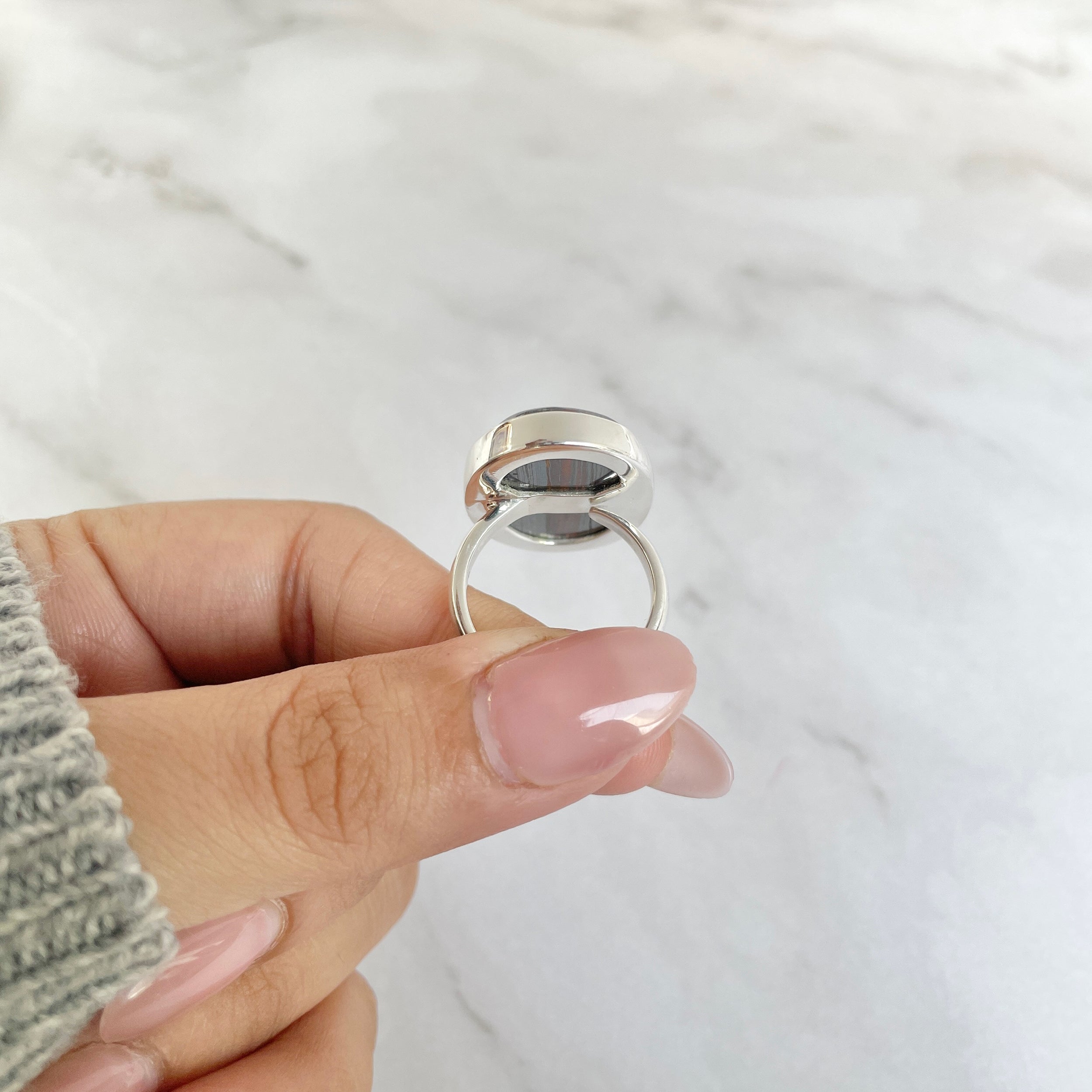 Iron Tiger Eye Ring-(ITE-R-11.)