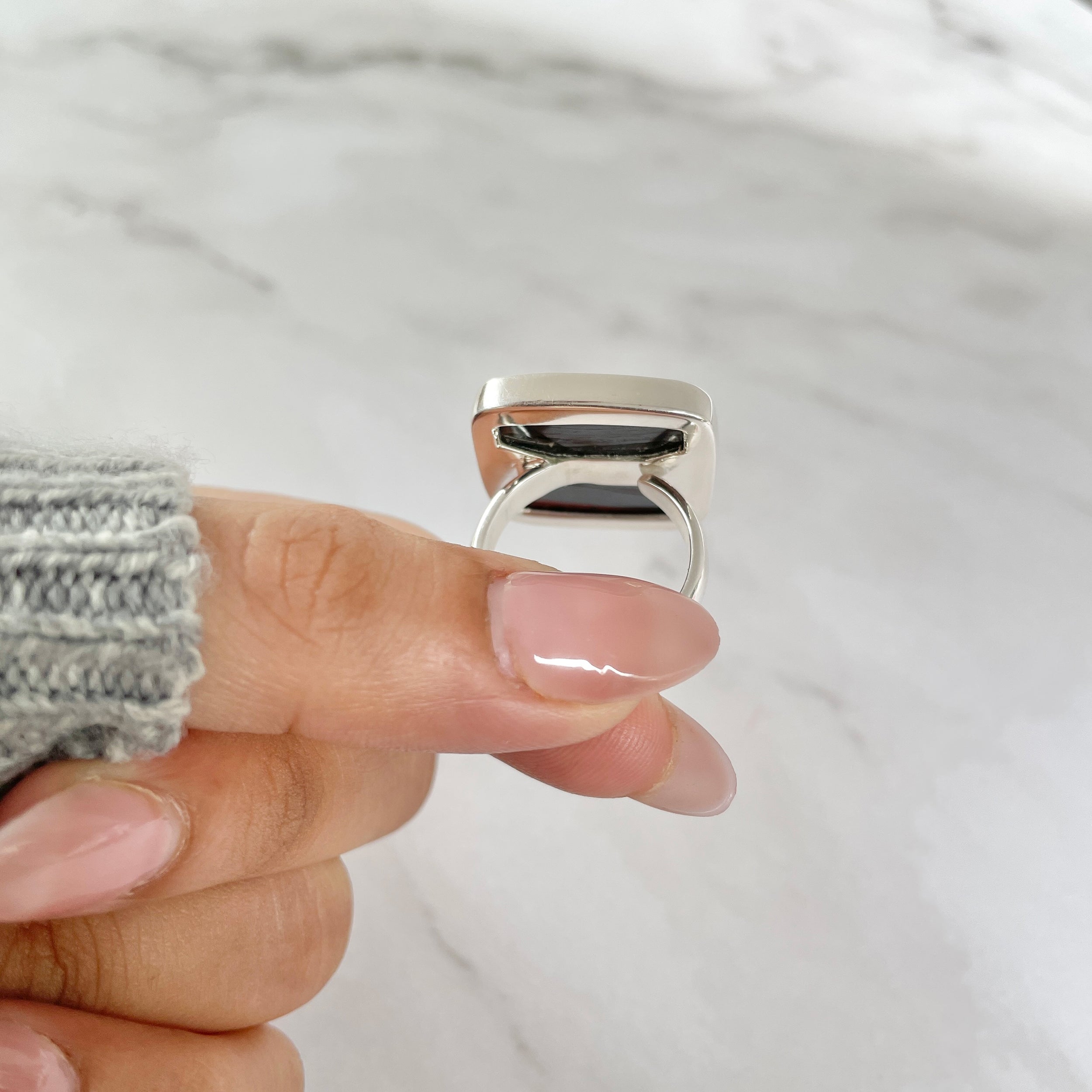 Iron Tiger Eye Ring-(ITE-R-18.)