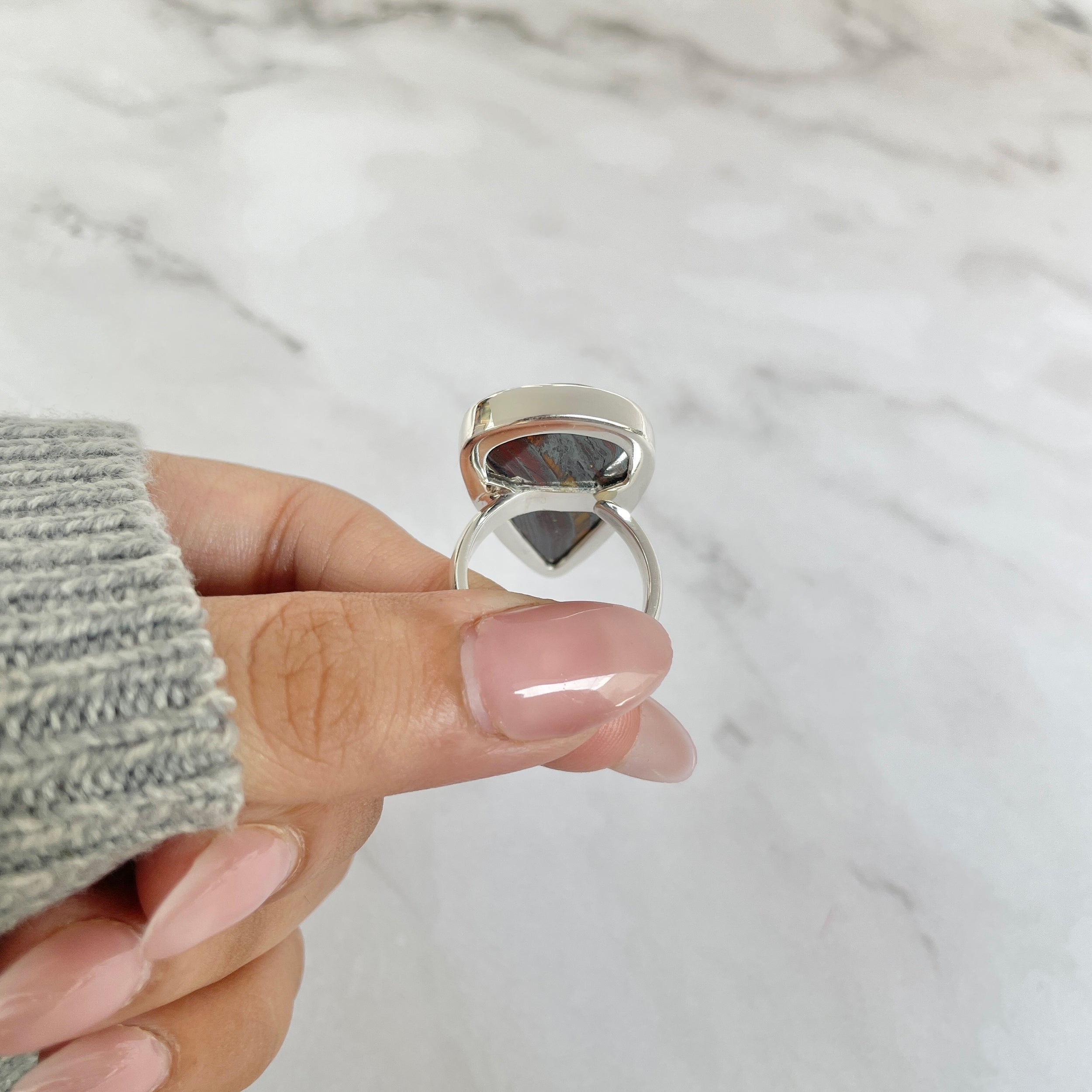 Iron Tiger Eye Ring-(ITE-R-19.)