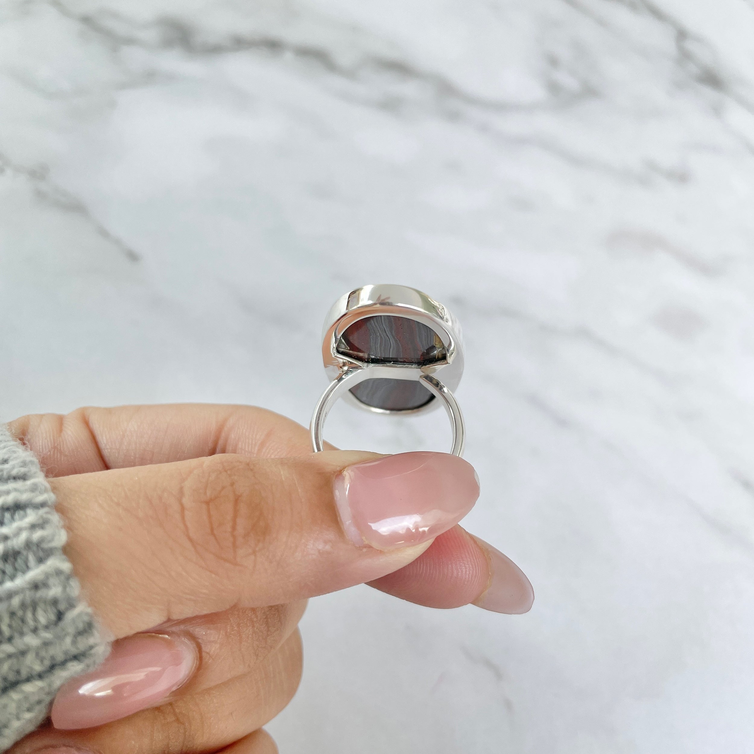 Iron Tiger Eye Ring-(ITE-R-25.)