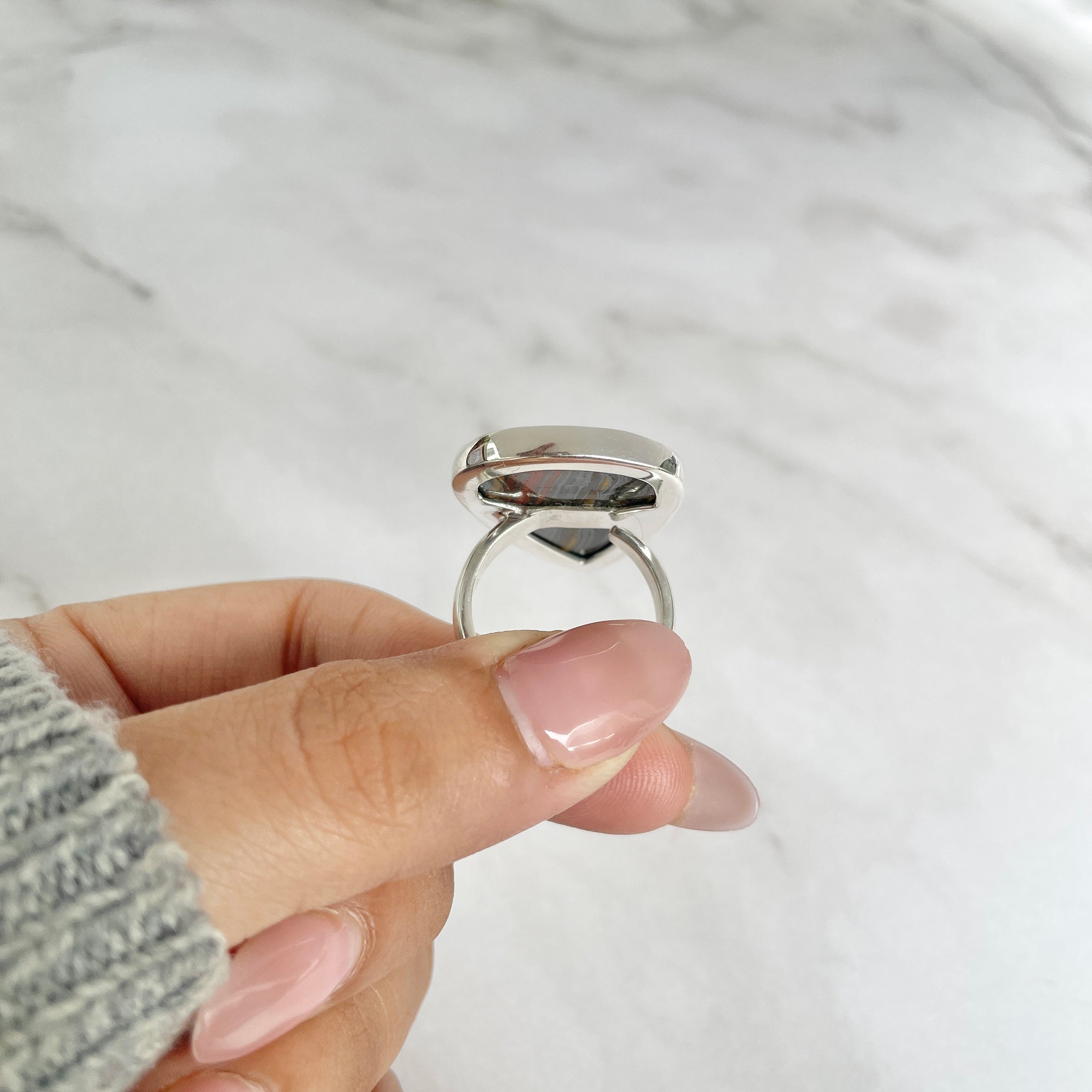 Iron Tiger Eye Ring-(ITE-R-29.)