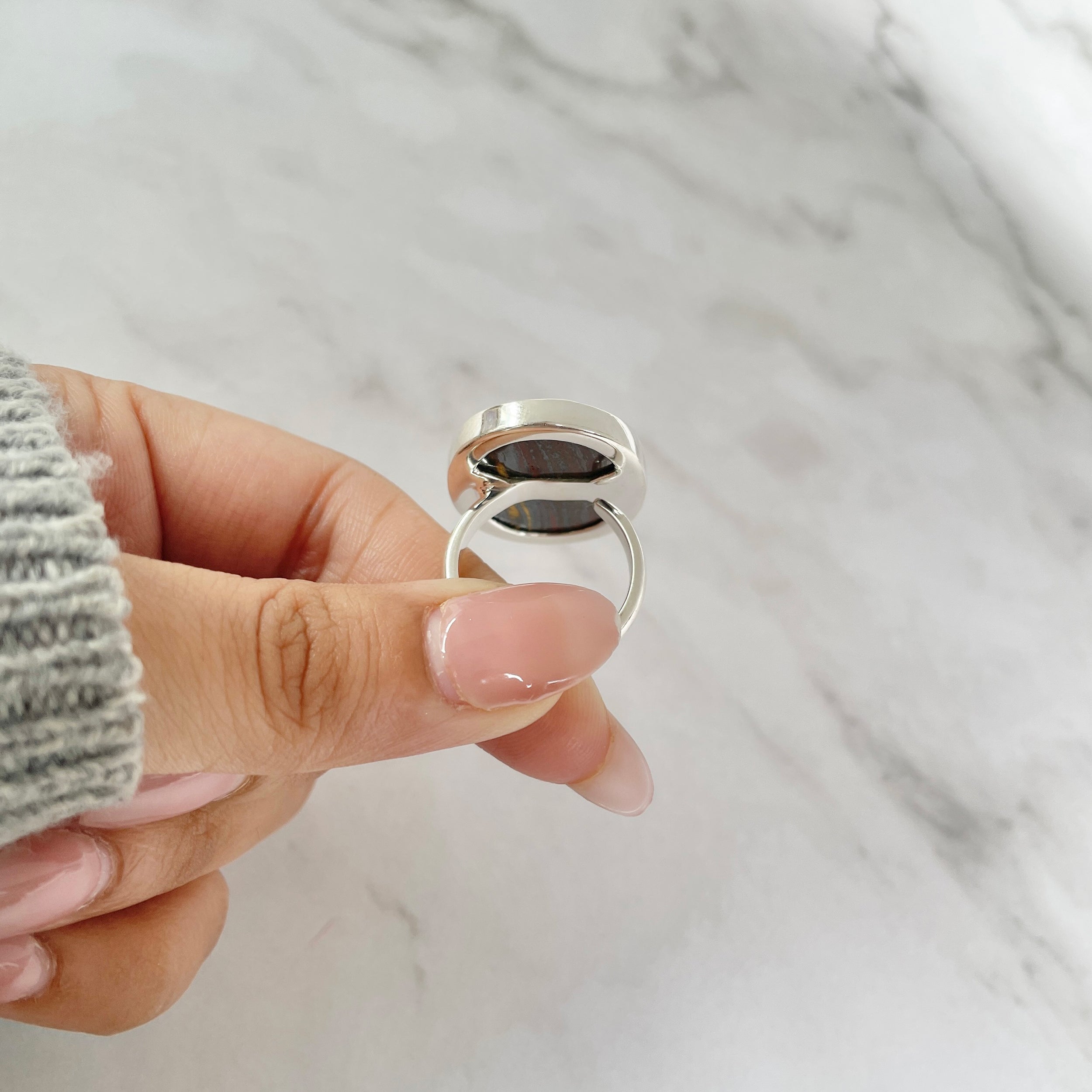 Iron Tiger Eye Ring-(ITE-R-33.)