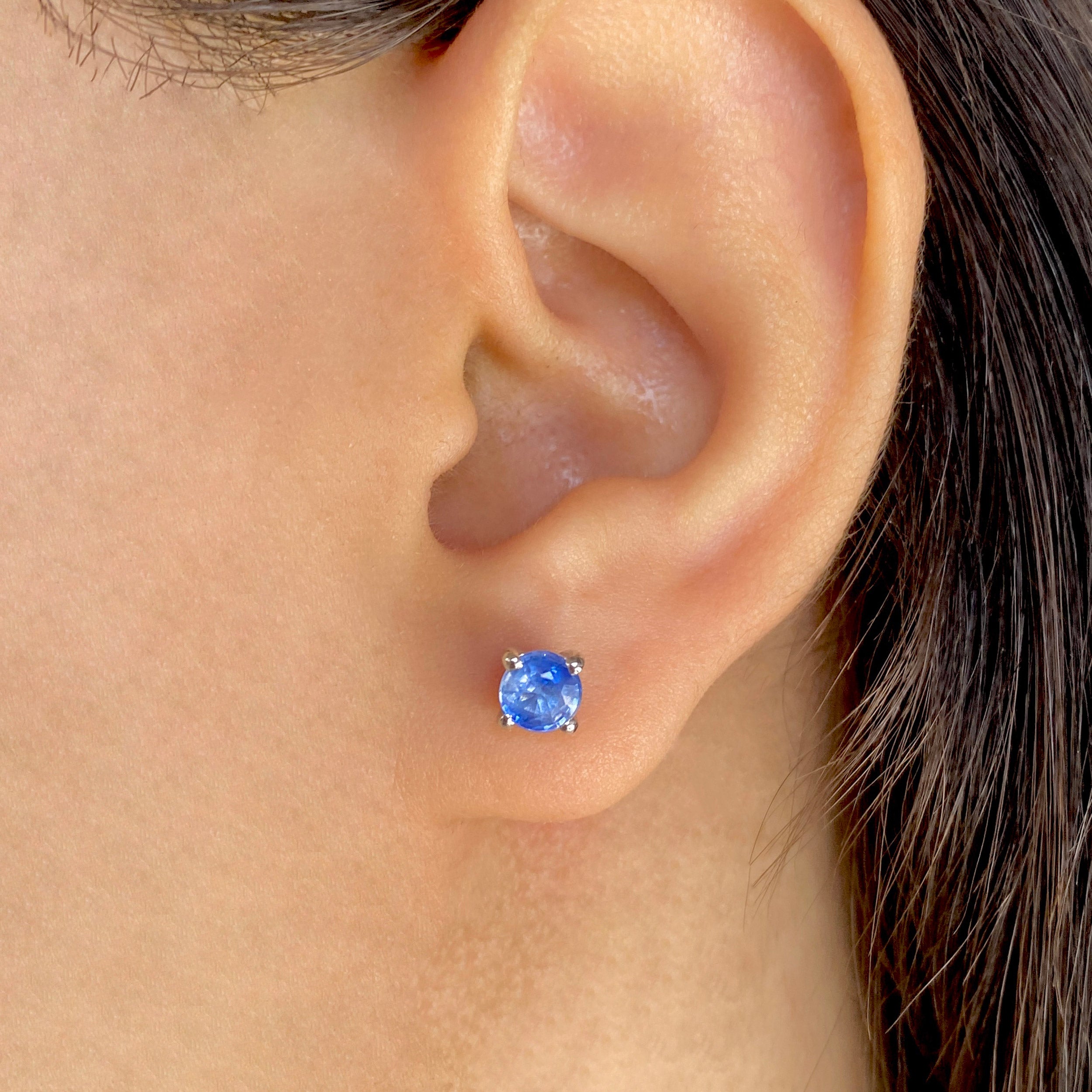 Kyanite Stud Earrings-(KYN-SE-1321.)