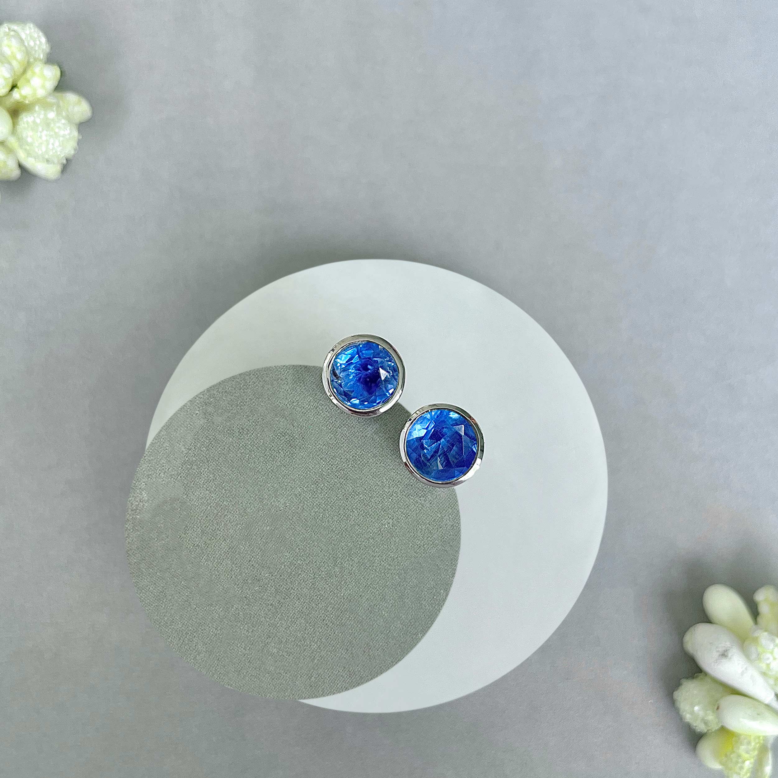 Kyanite Stud Earrings-(KYN-SE-1426.)