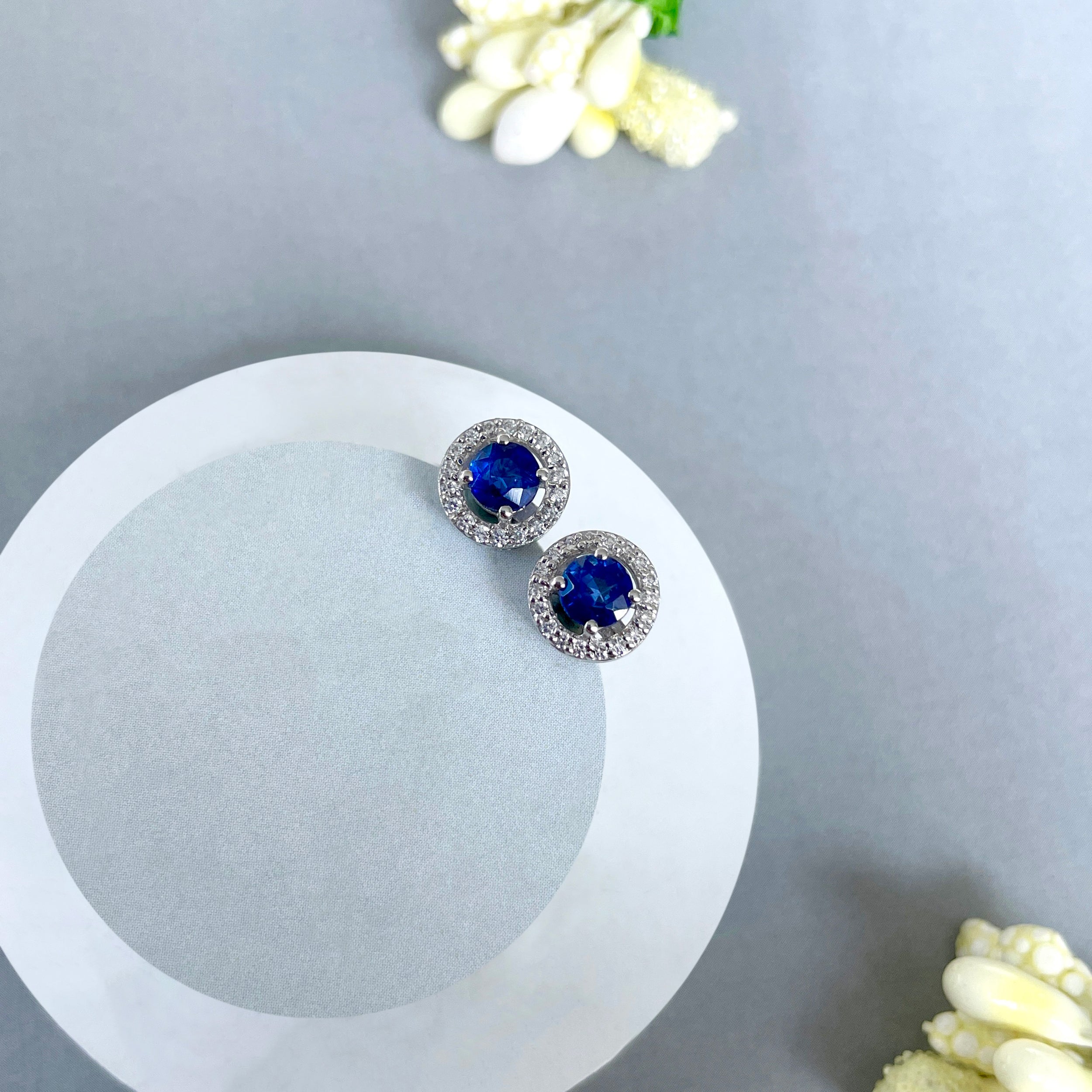 Kyanite Stud Earrings-(KYN-SE-985.)