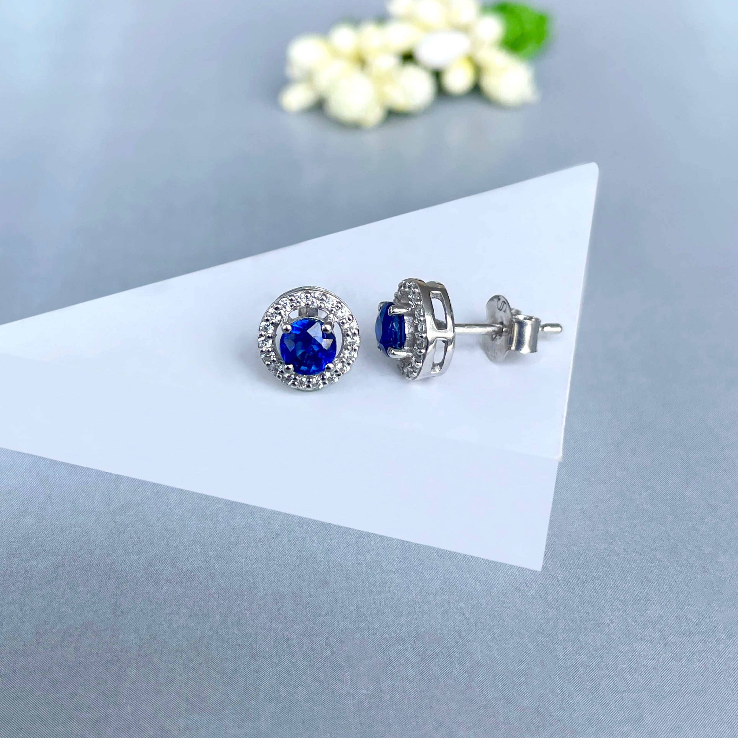 Kyanite Stud Earrings-(KYN-SE-985.)