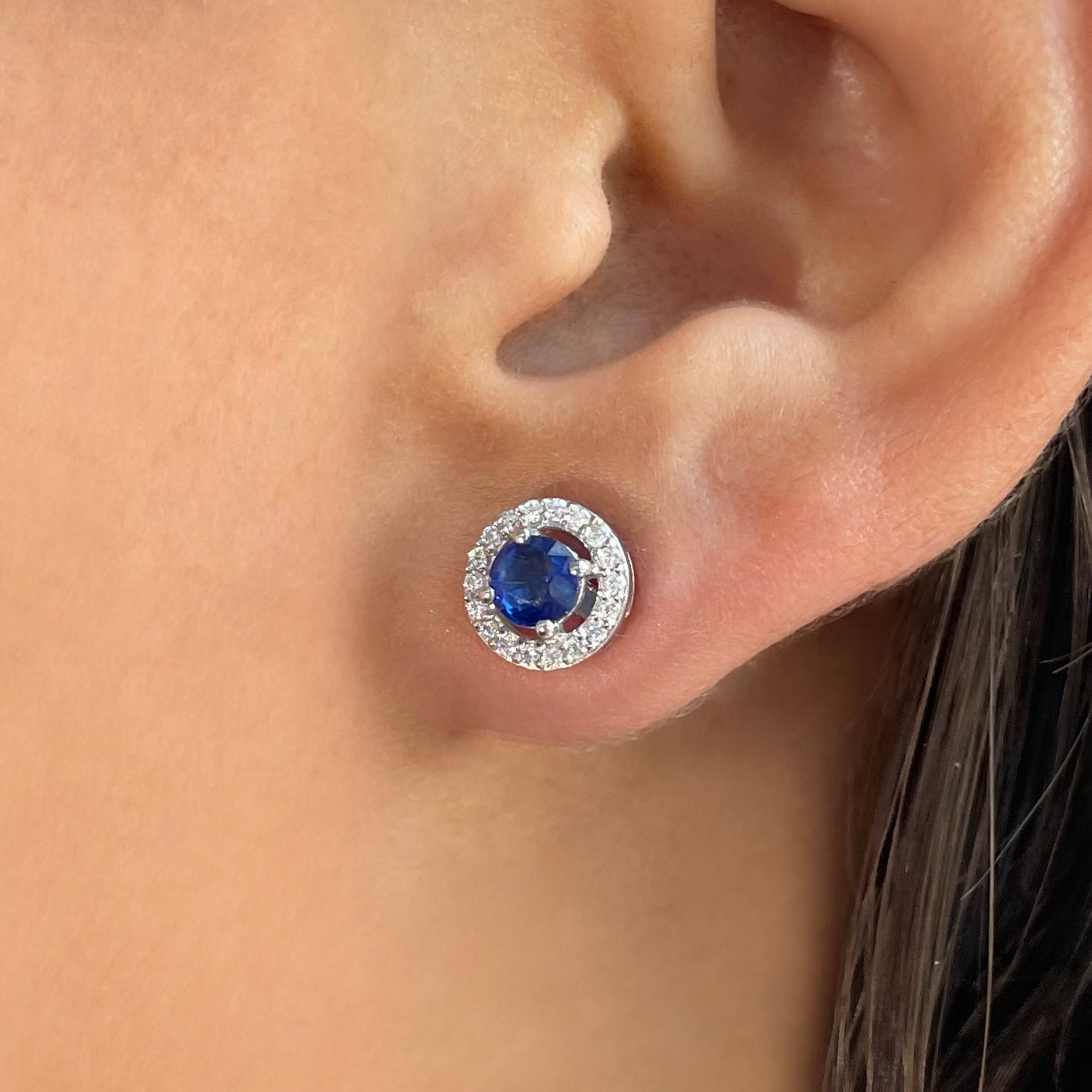 Kyanite Stud Earrings-(KYN-SE-985.)