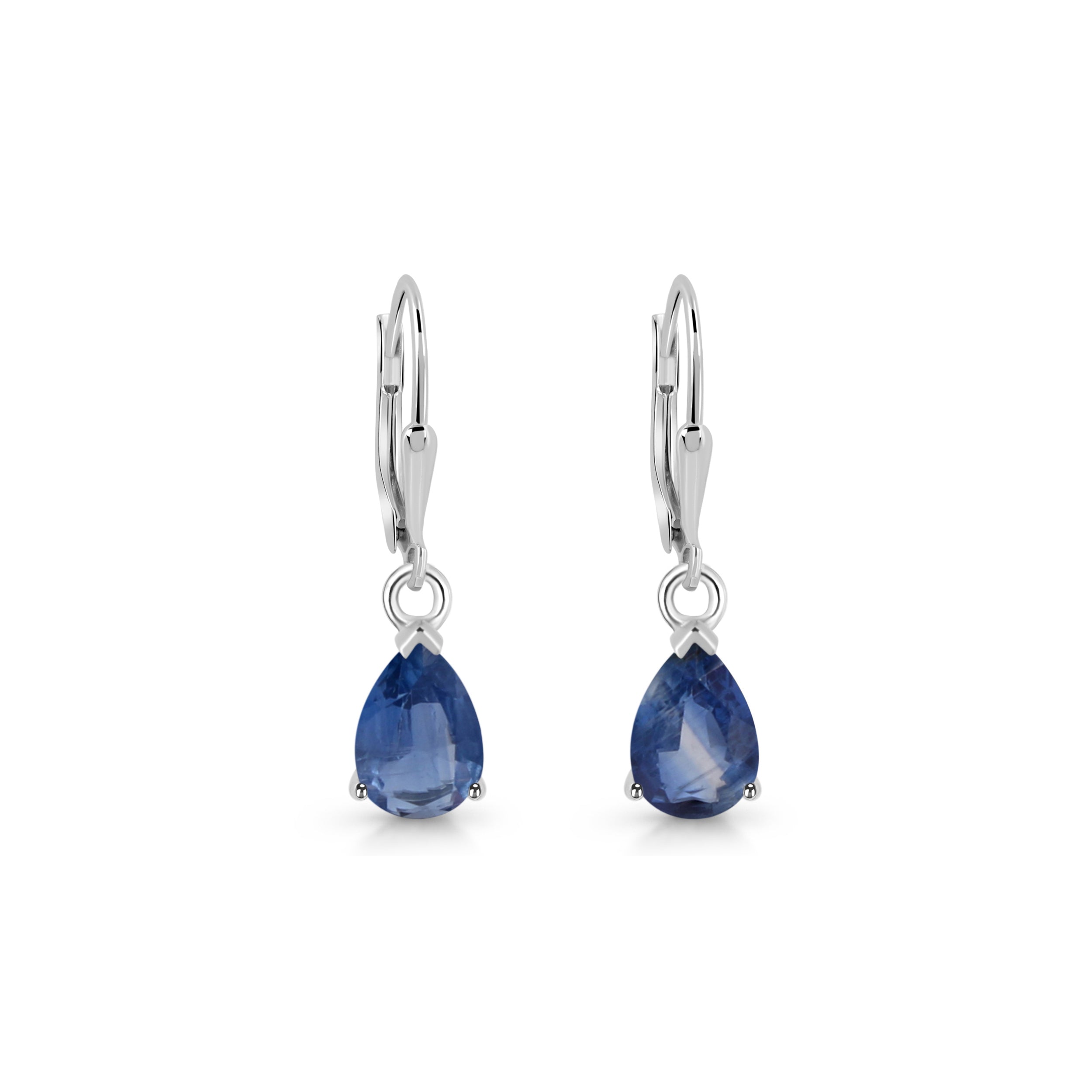 Kyanite Leverback Earring-(KYN-SE-677-B.)