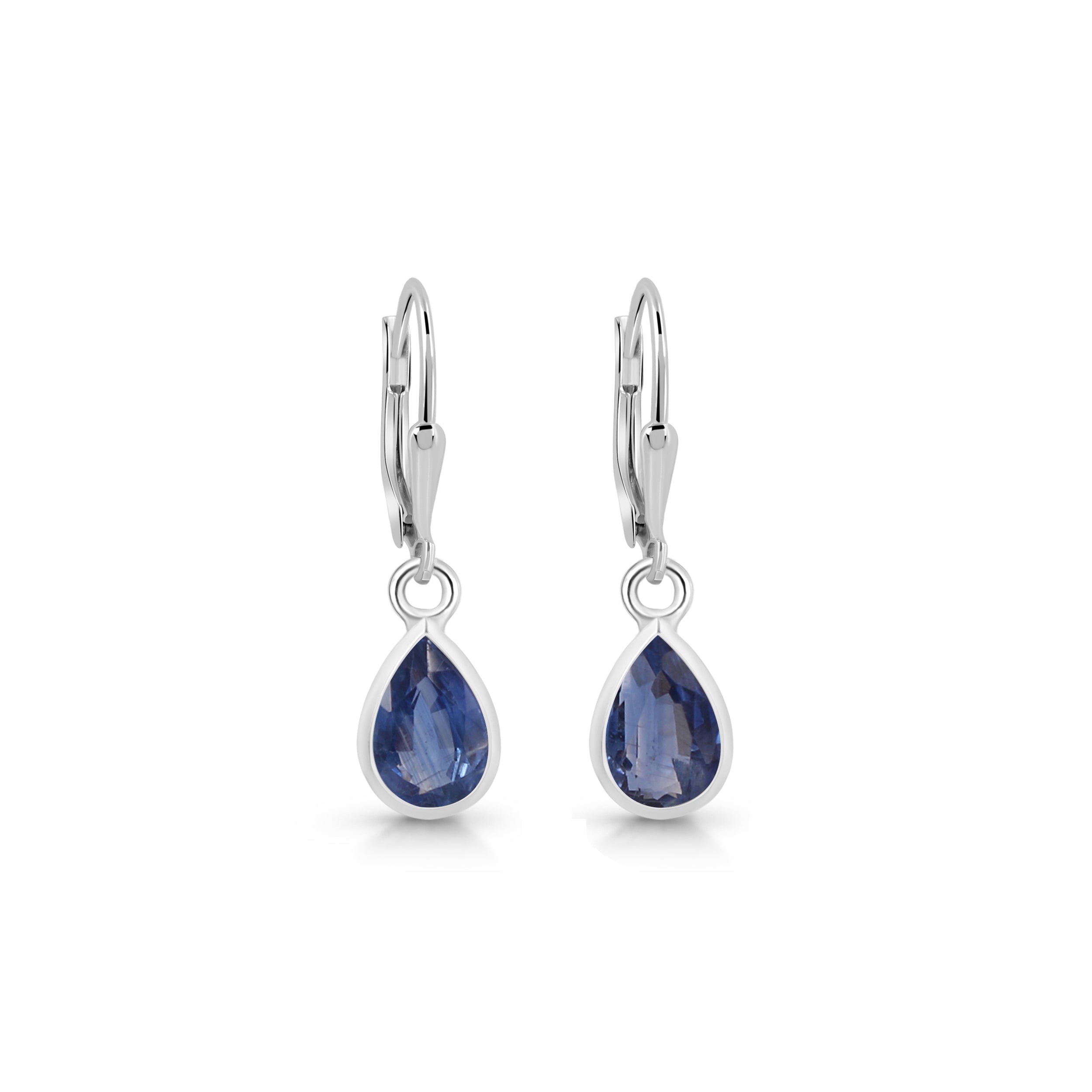 Kyanite Leverback Earring-(KYN-SE-679-B.)