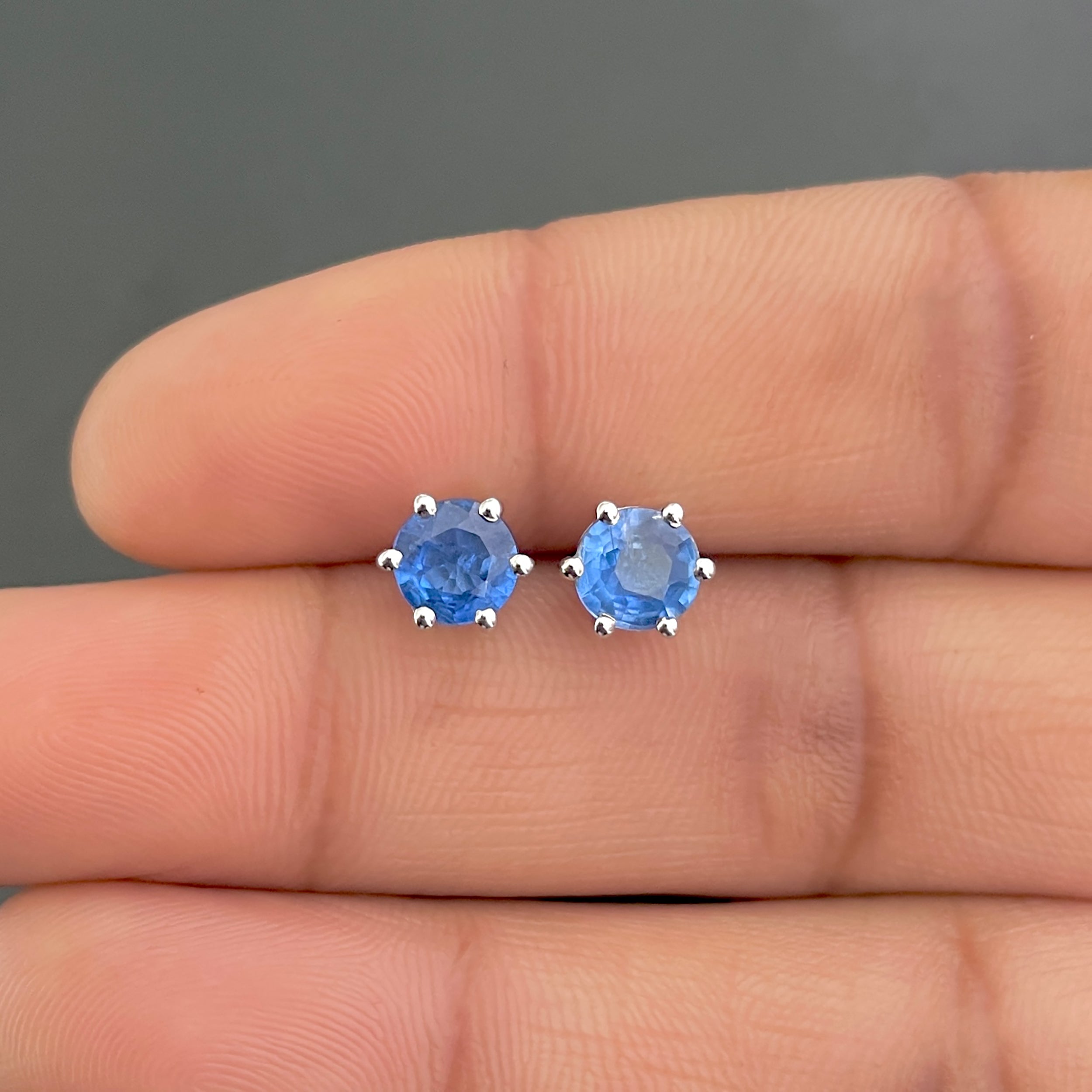 Kyanite Stud Earring-(KYN-SE-1024-B.)