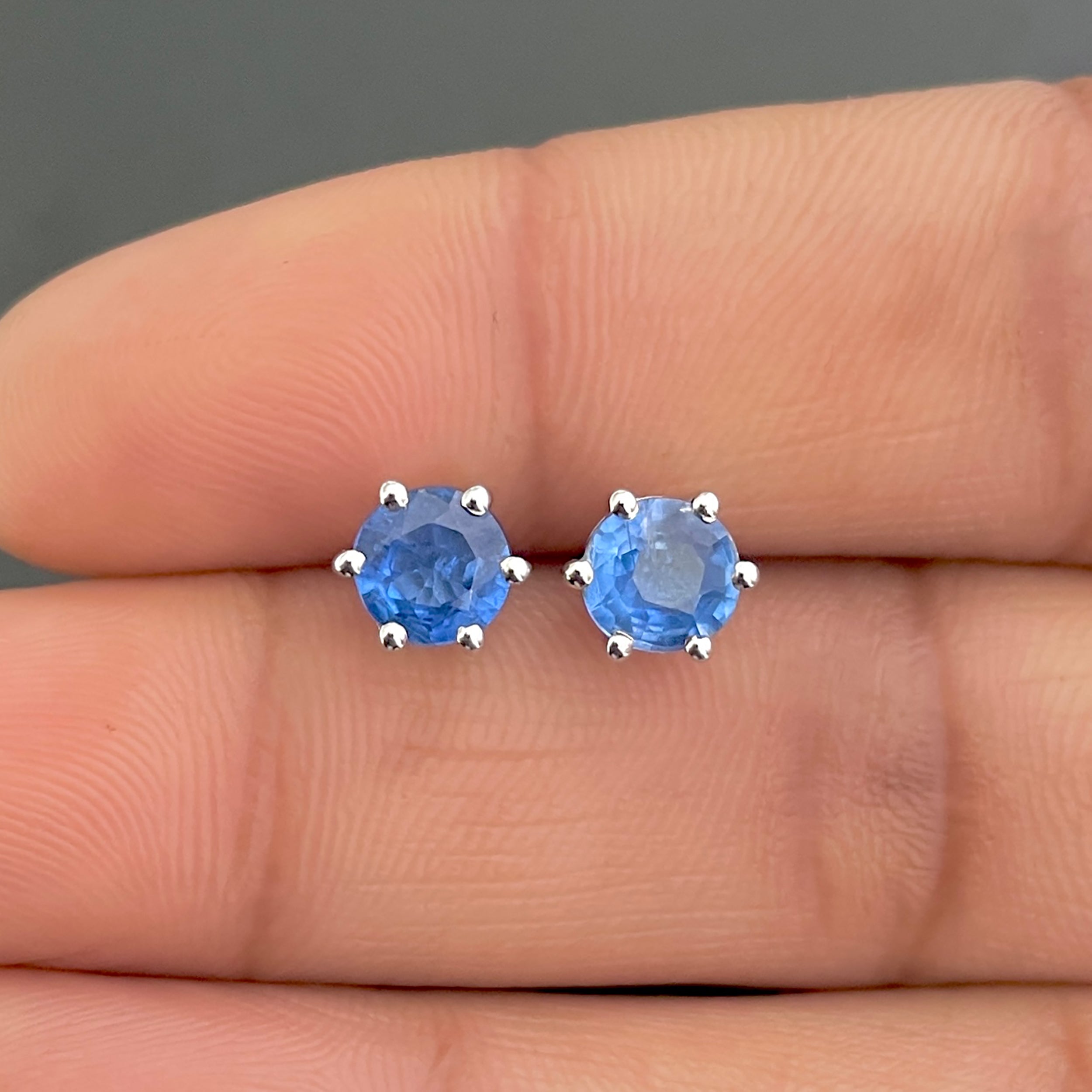 Kyanite Stud Earring-(KYN-SE-1024-B.)