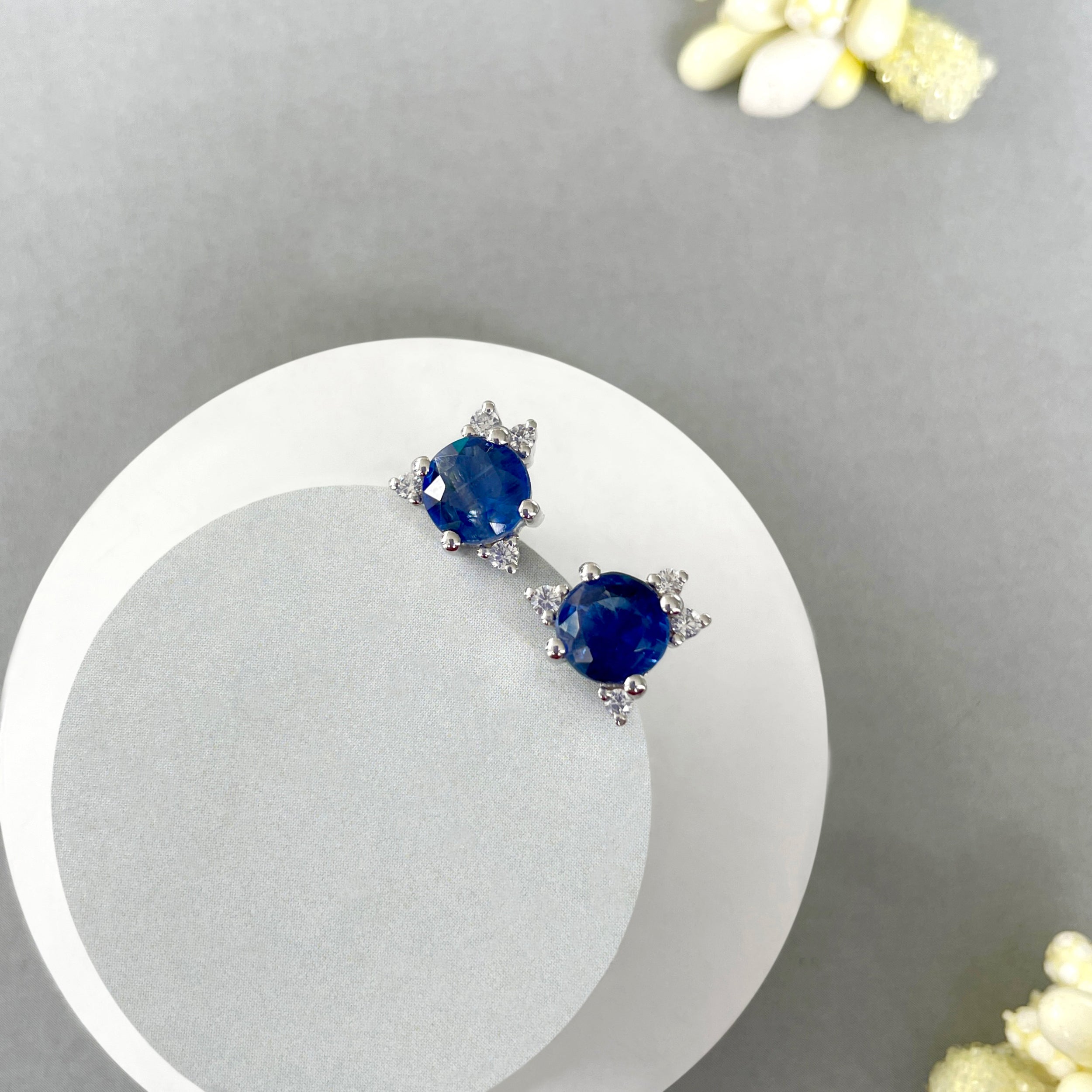 Kyanite Stud Earring-(KYN-SE-1260-B.)