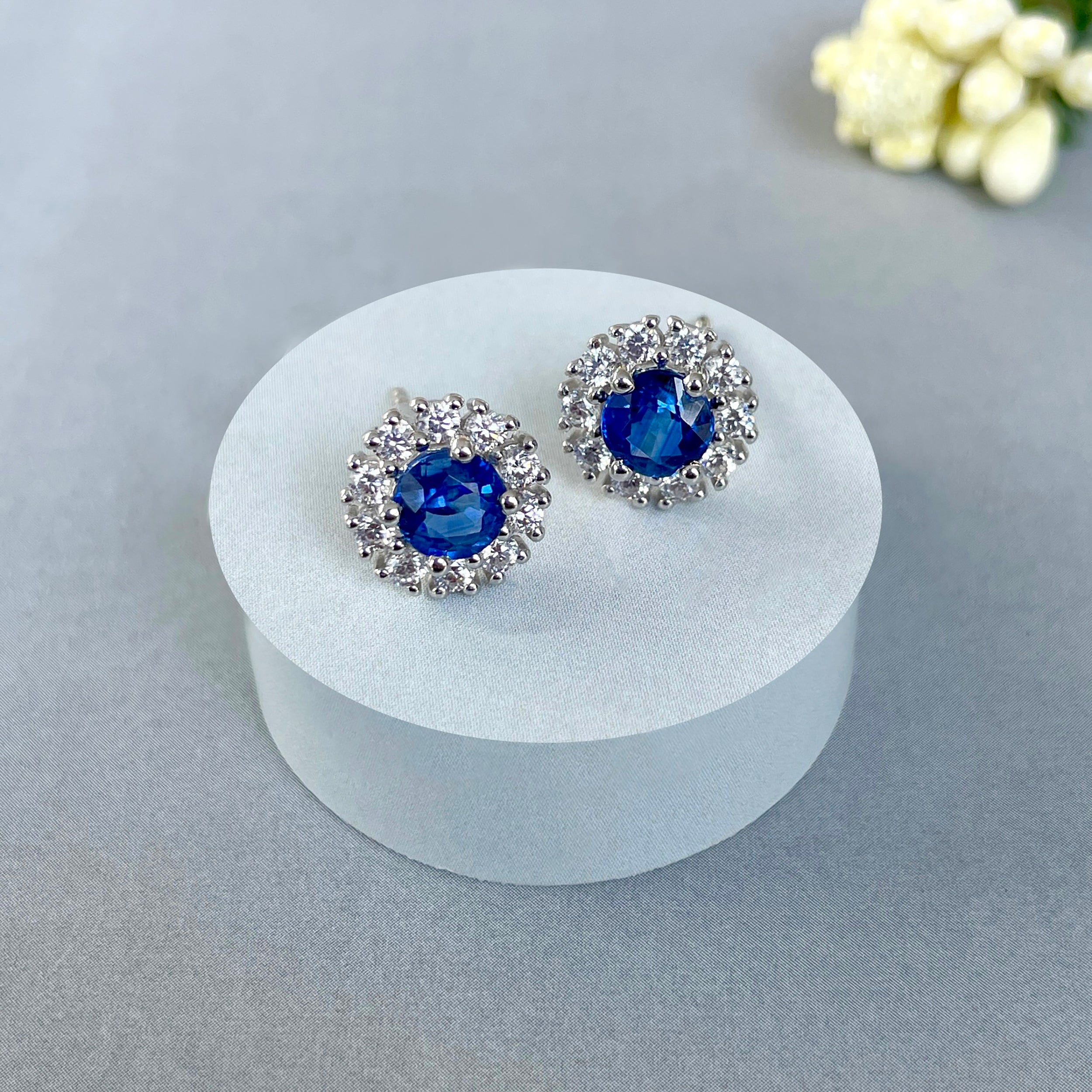 Kyanite Stud Earring-(KYN-SE-1268-B.)