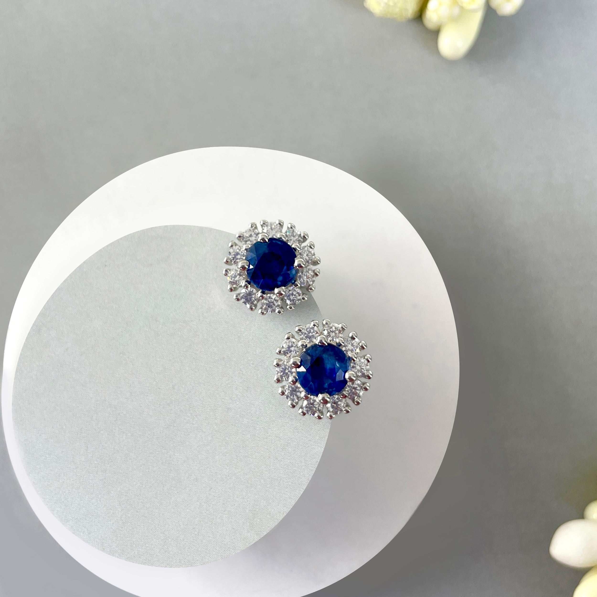 Kyanite Stud Earring-(KYN-SE-1268-B.)